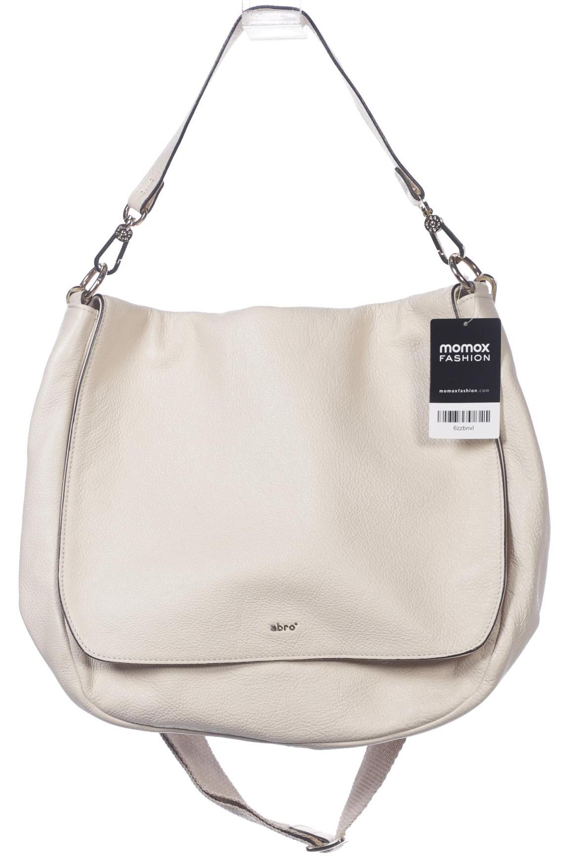 

Abro Damen Handtasche, cremeweiß, Gr.
