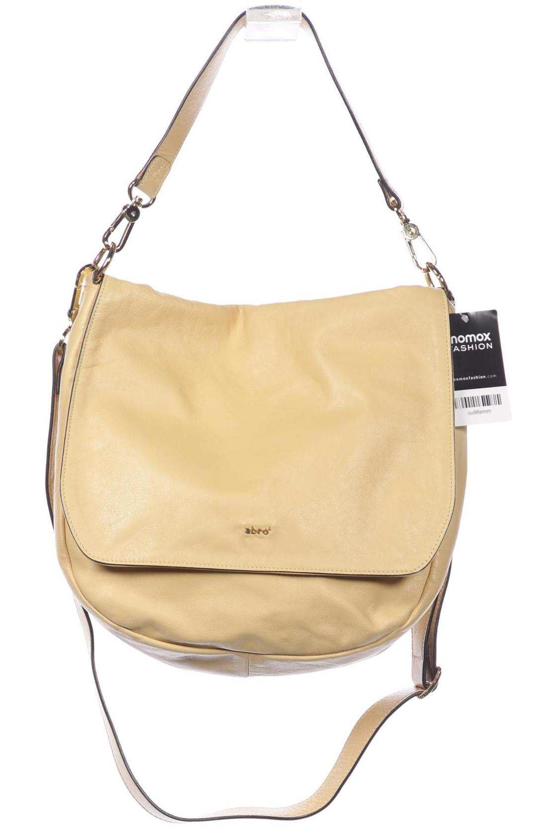 

Abro Damen Handtasche, gelb, Gr.