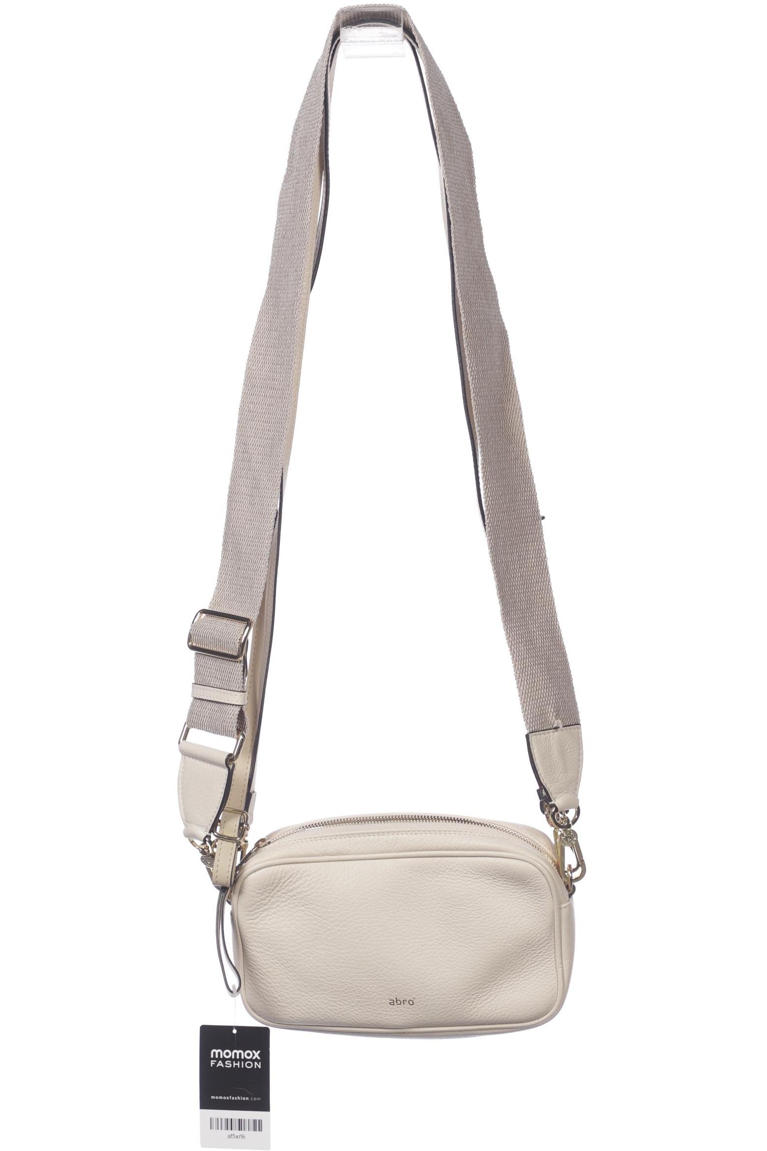 

Abro Damen Handtasche, cremeweiß, Gr.