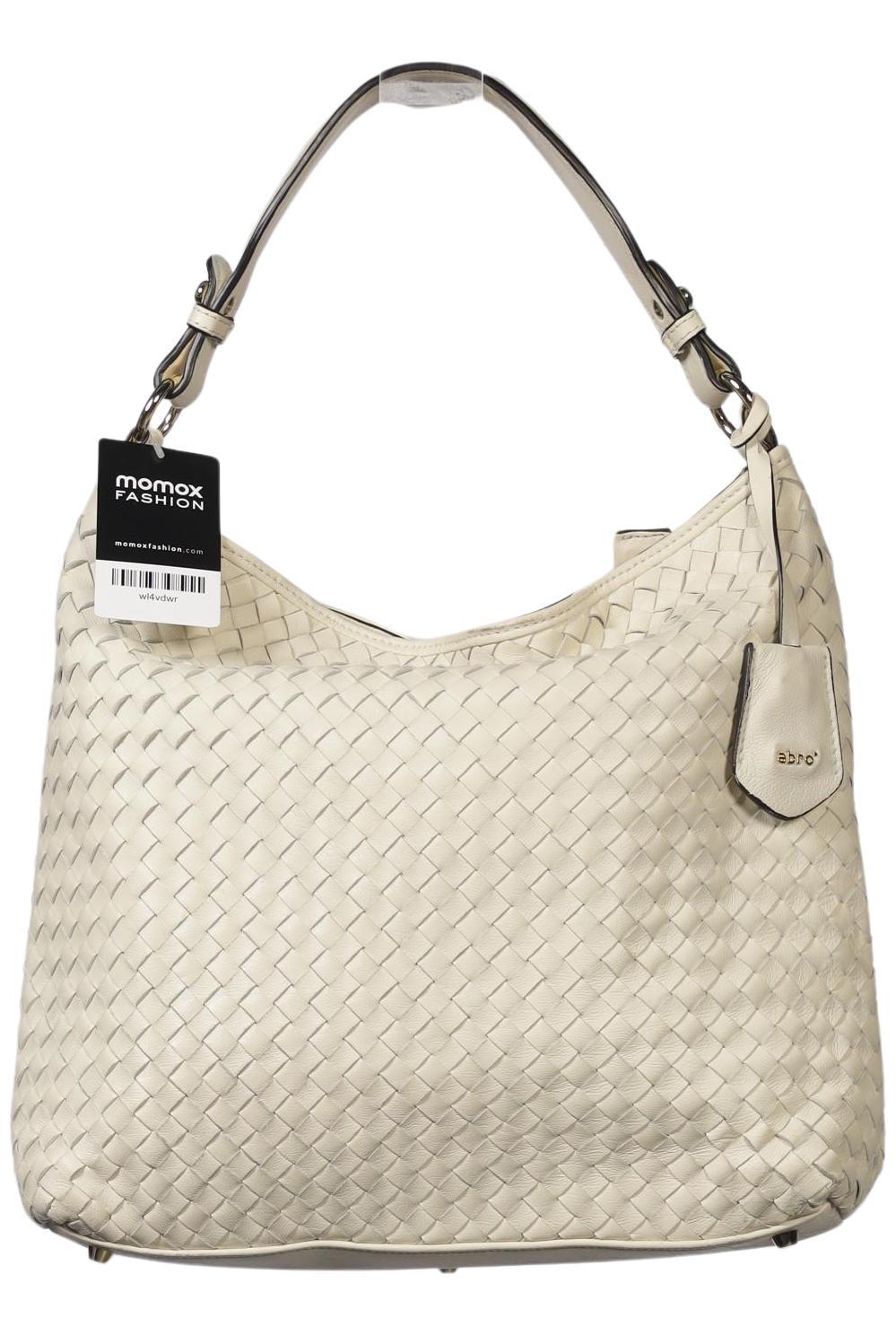

Abro Damen Handtasche, cremeweiß, Gr.