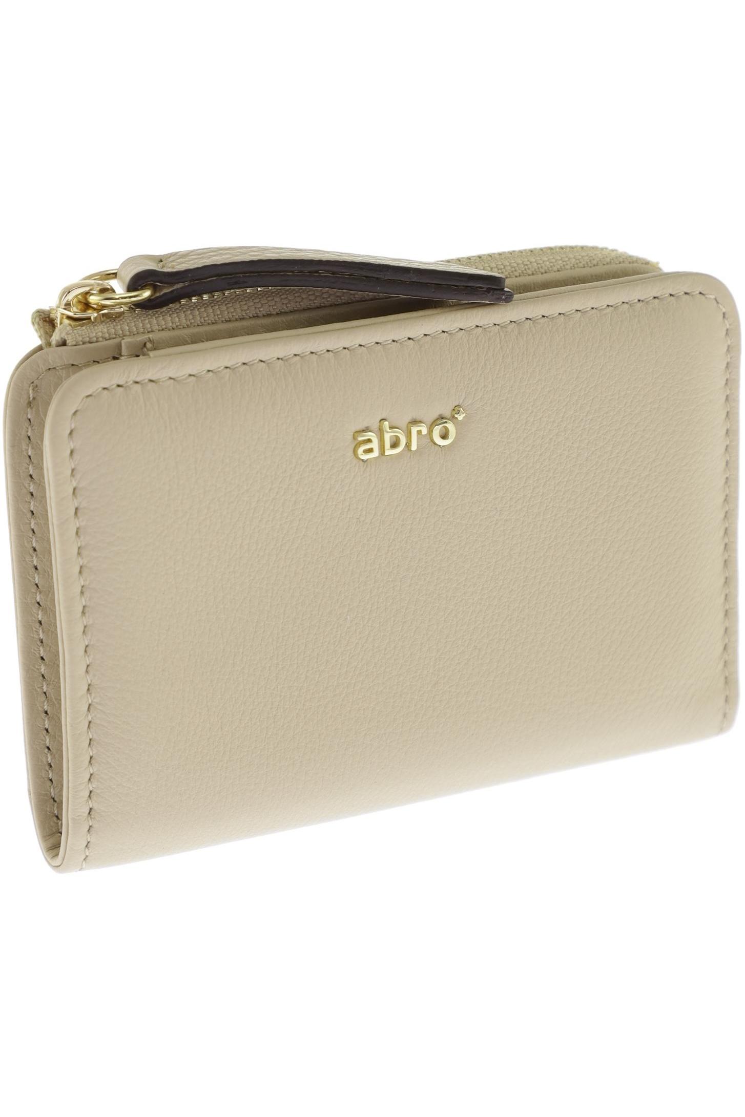 

Abro Damen Portemonnaie, beige, Gr.