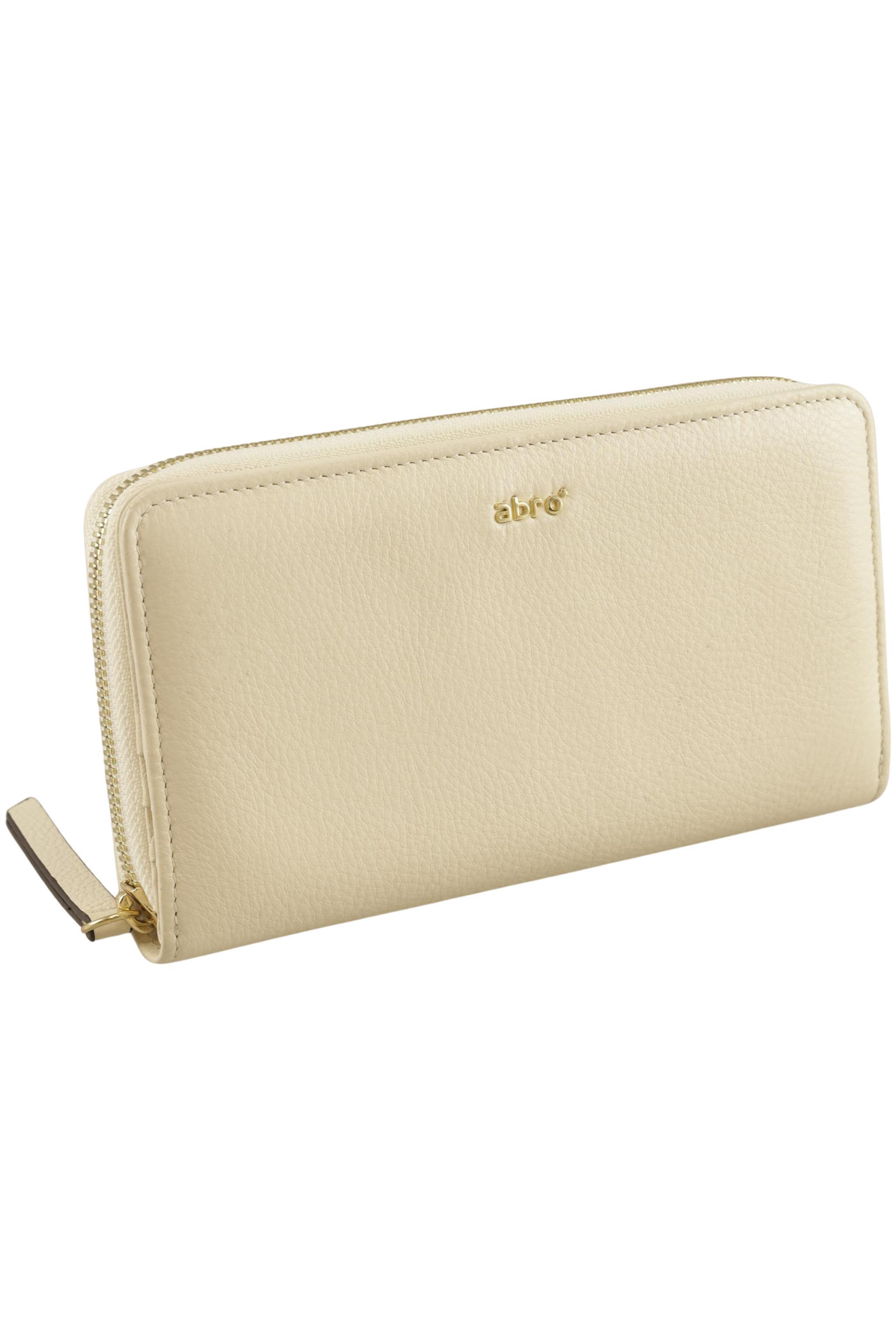 

Abro Damen Portemonnaie, beige, Gr.