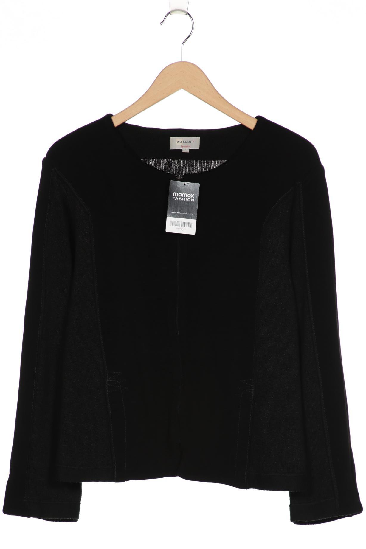 

Absolut by Zebra Damen Strickjacke, schwarz, Gr. 44