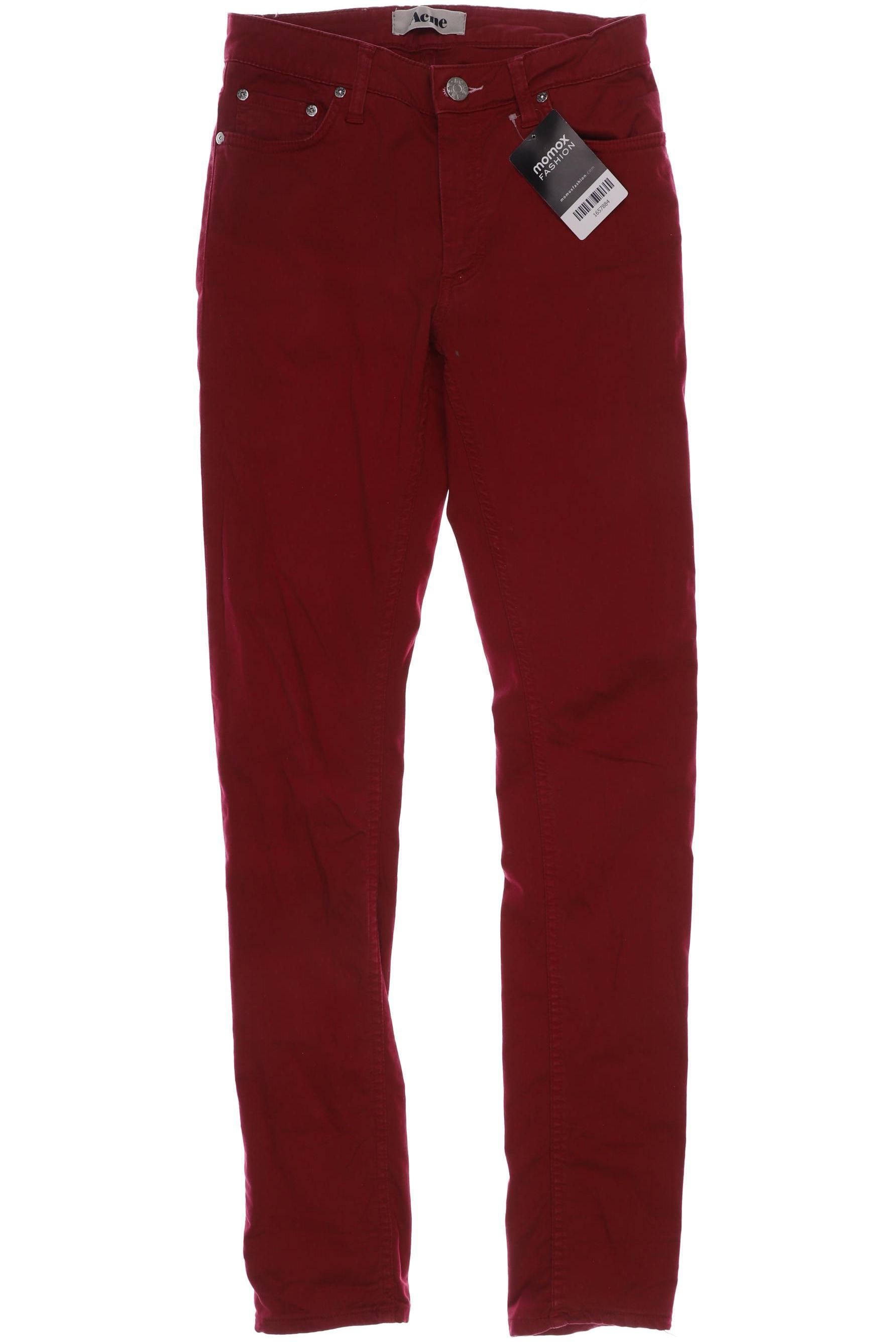 

Acne Damen Stoffhose, rot