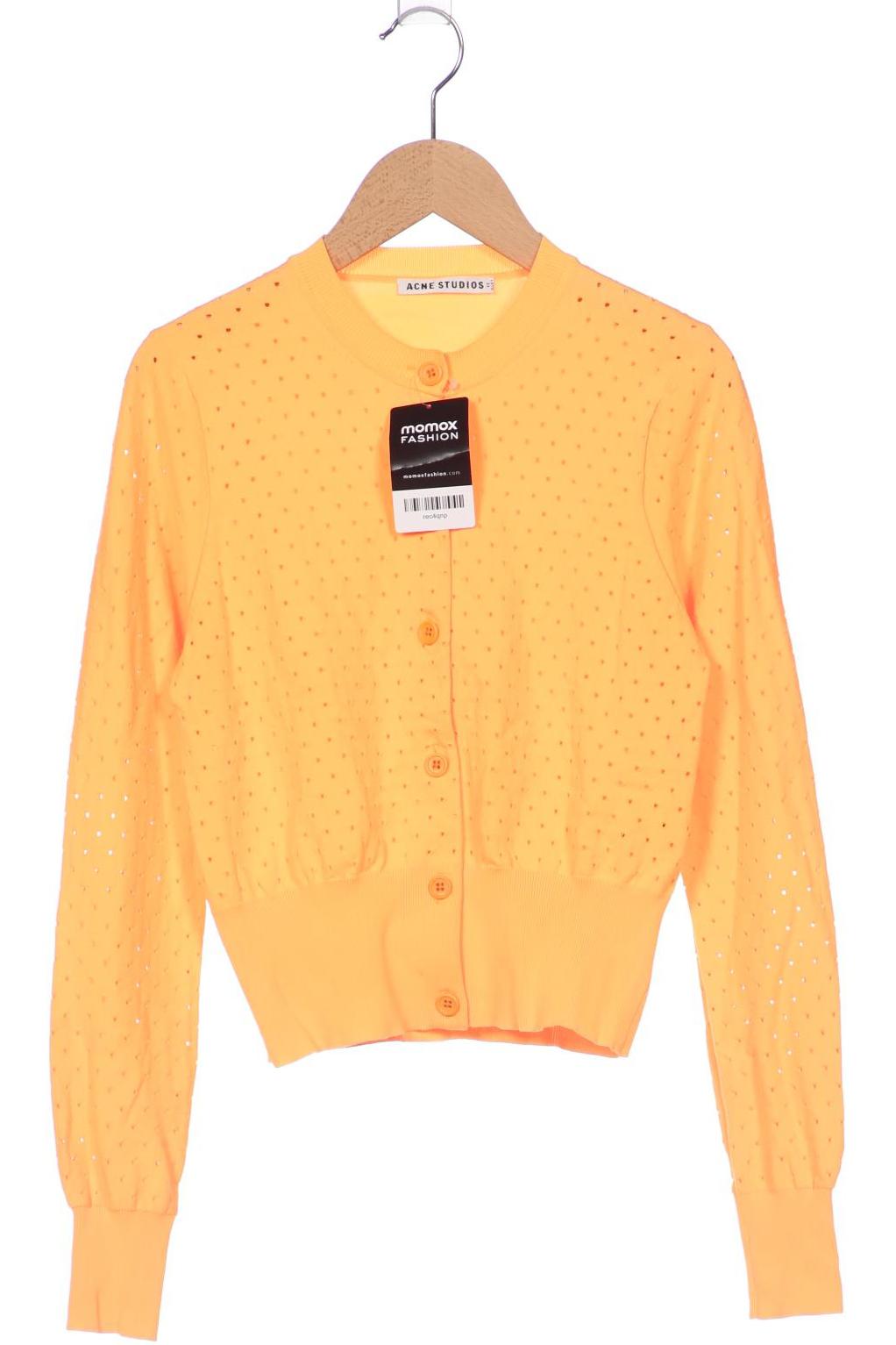 

Acne Studios Damen Strickjacke, orange, Gr. 34