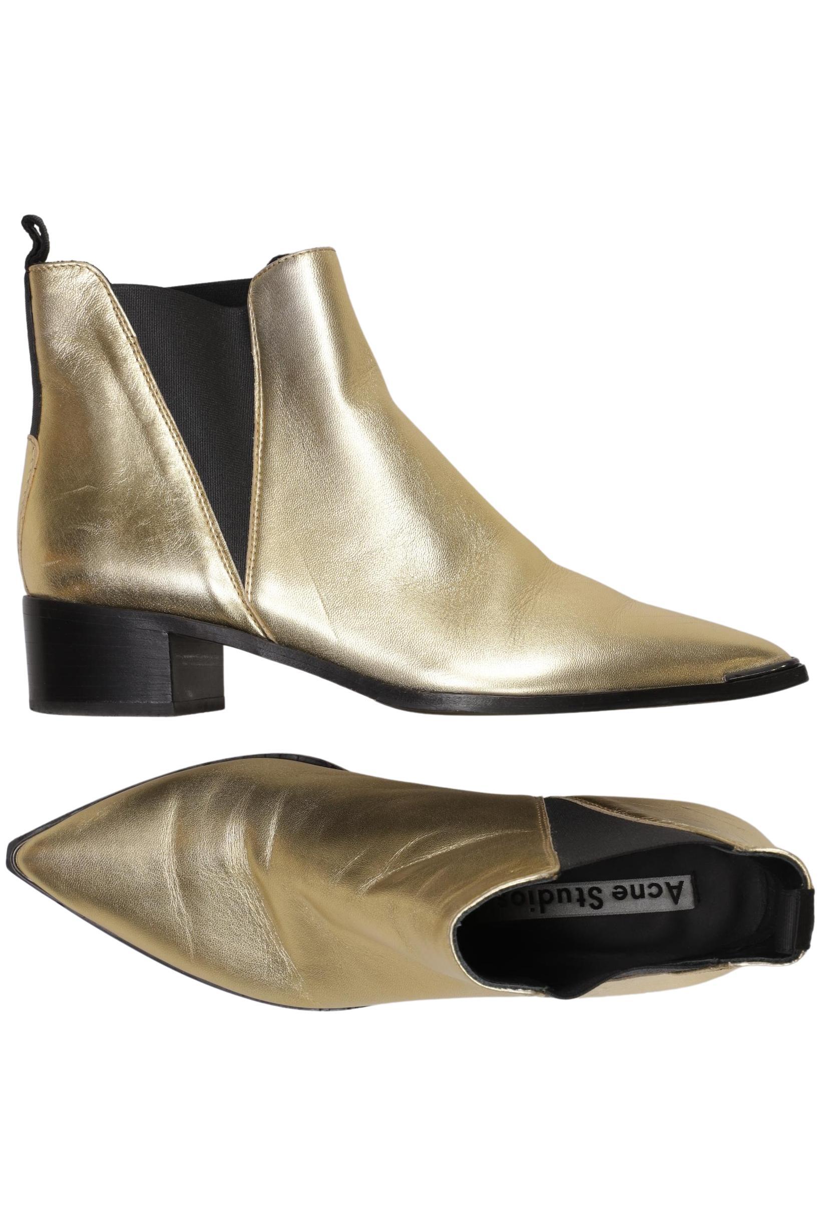 

Acne Studios Damen Stiefelette, gold, Gr. 39