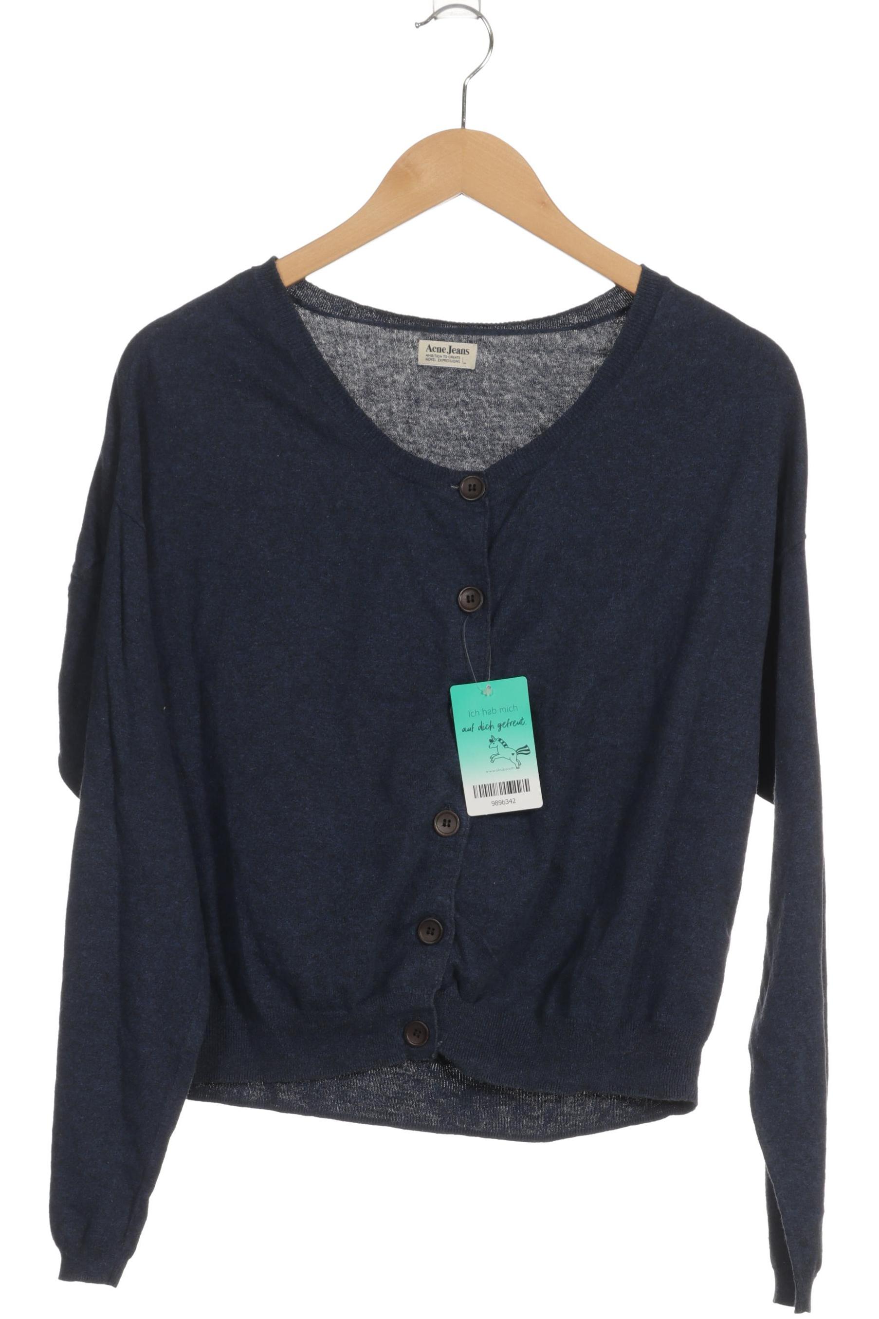 

Acne Studios Damen Strickjacke, blau, Gr. 42