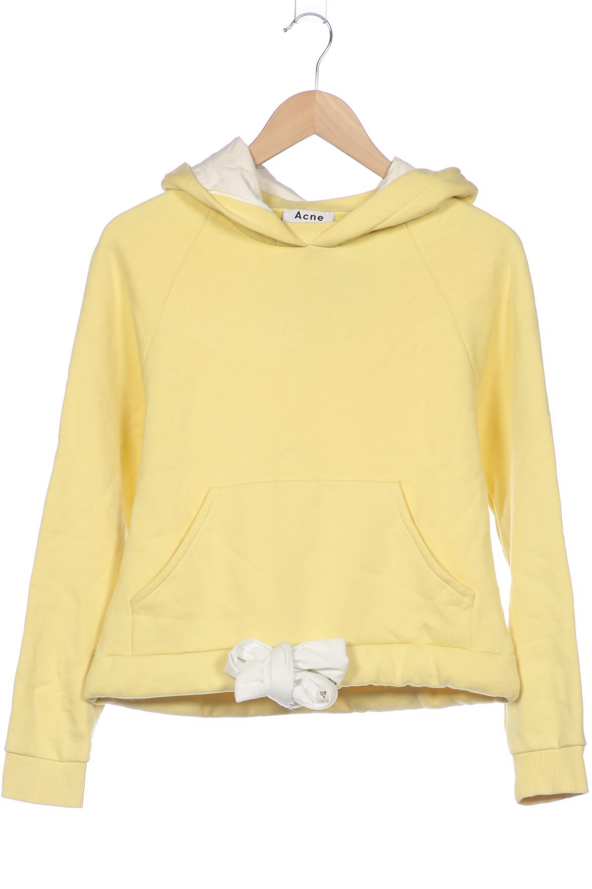 

Acne Studios Damen Kapuzenpullover, gelb, Gr. 38