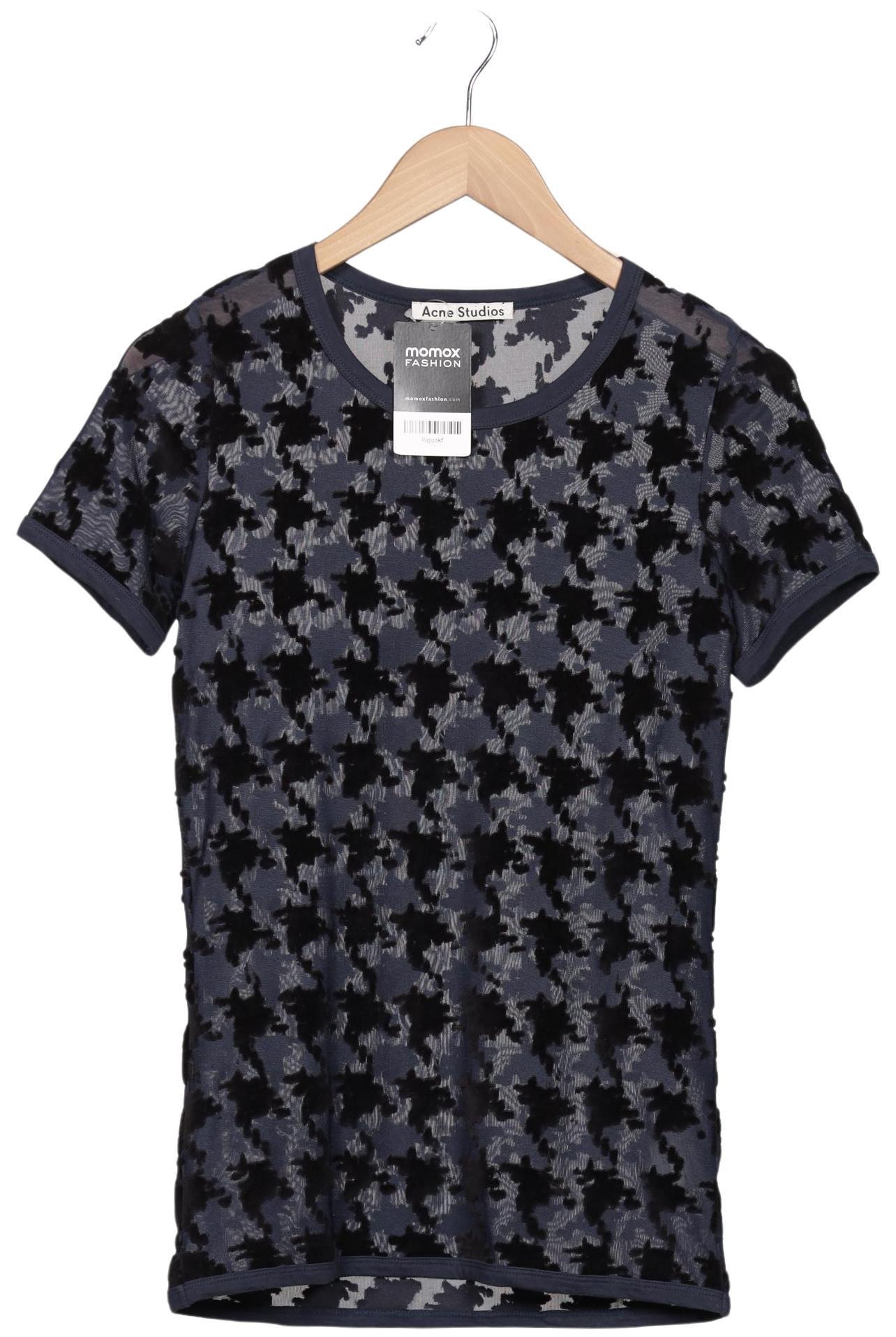 

Acne Studios Damen T-Shirt, marineblau, Gr. 36