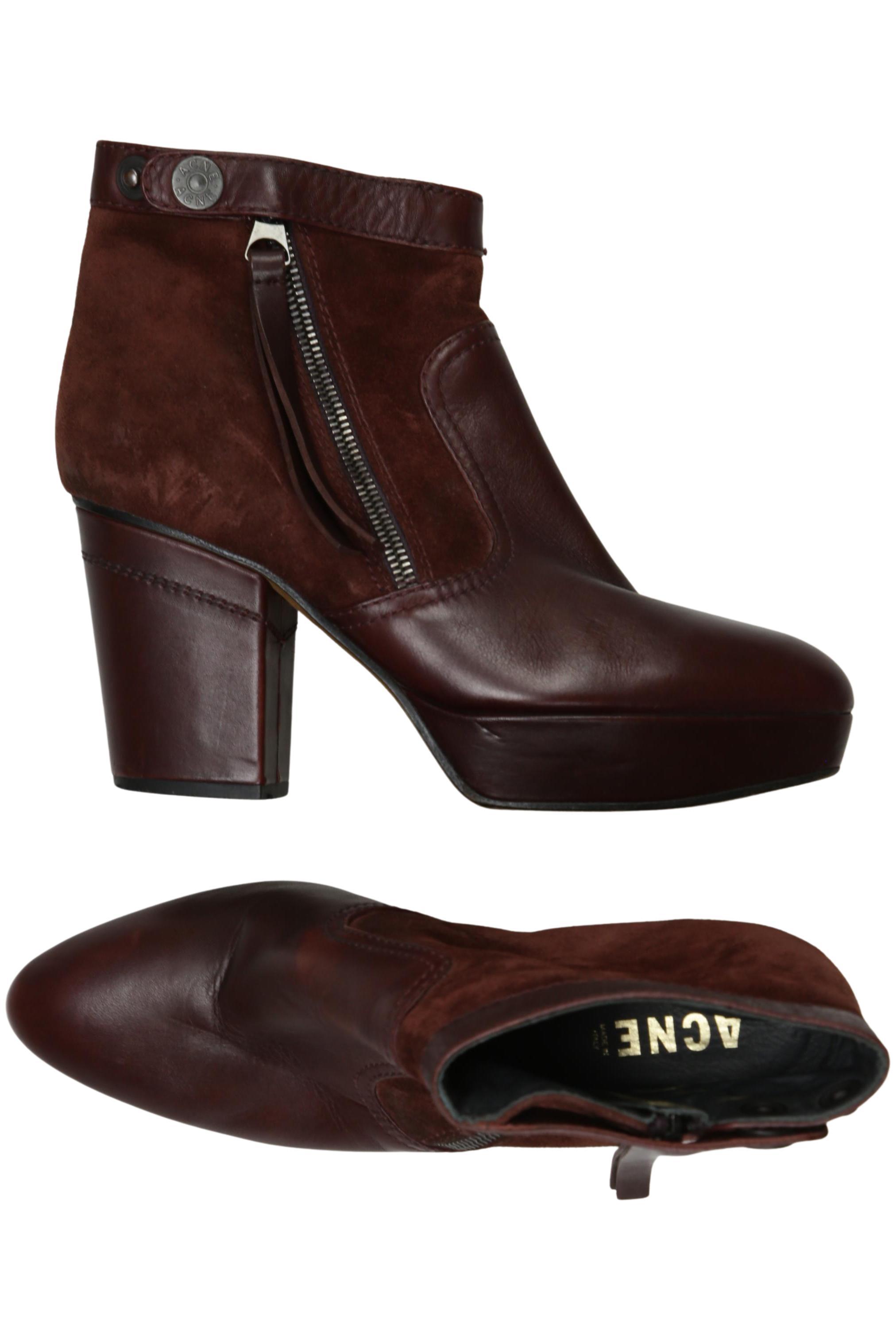 

Acne Studios Damen Stiefelette, bordeaux, Gr. 36