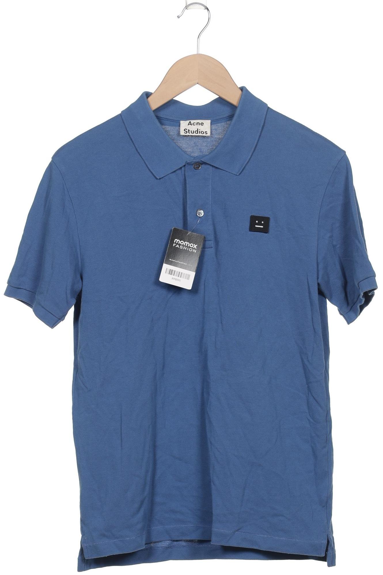 

Acne Studios Herren Poloshirt, blau, Gr. 46