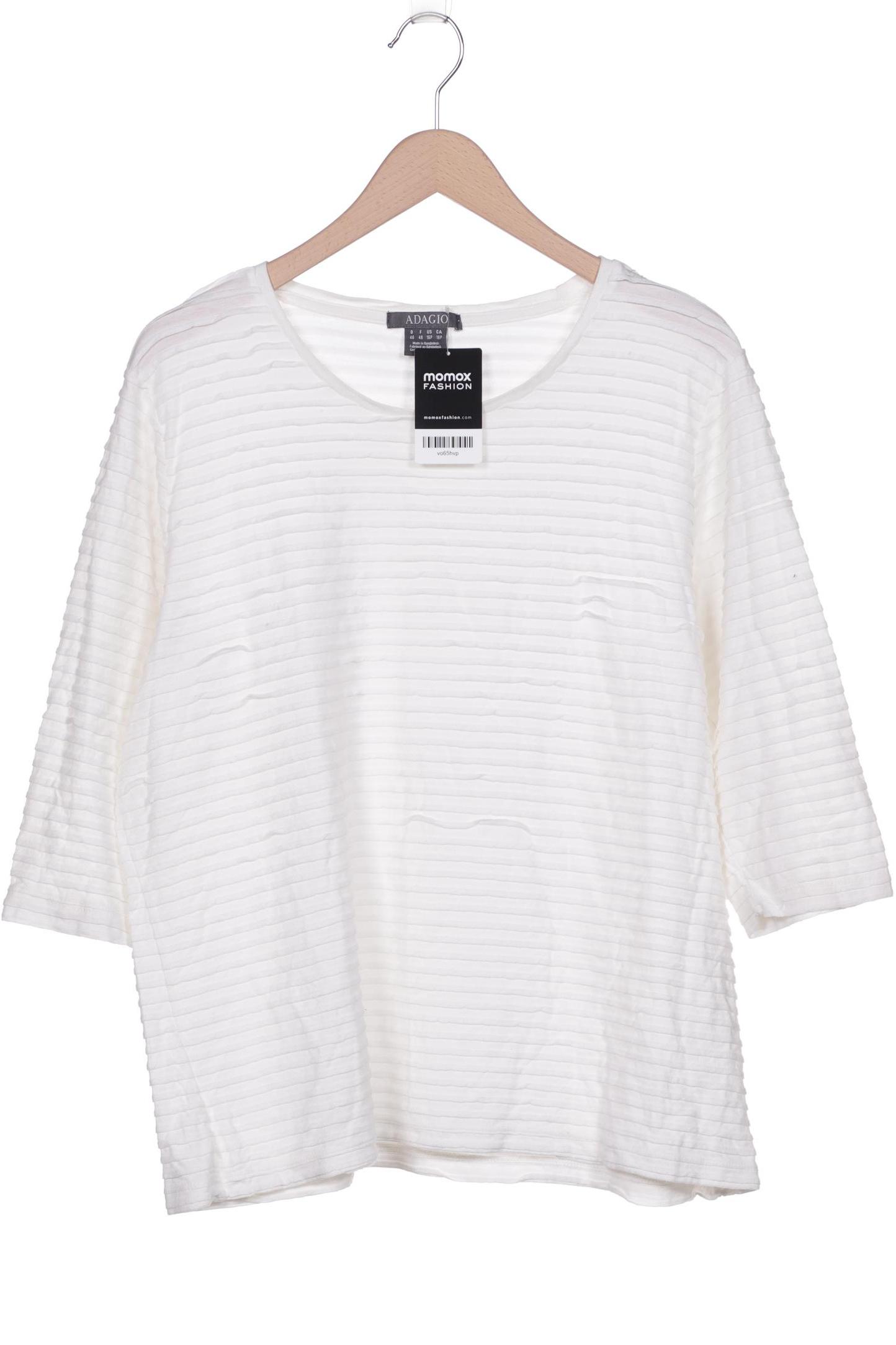 

ADAGIO Damen Langarmshirt, weiß