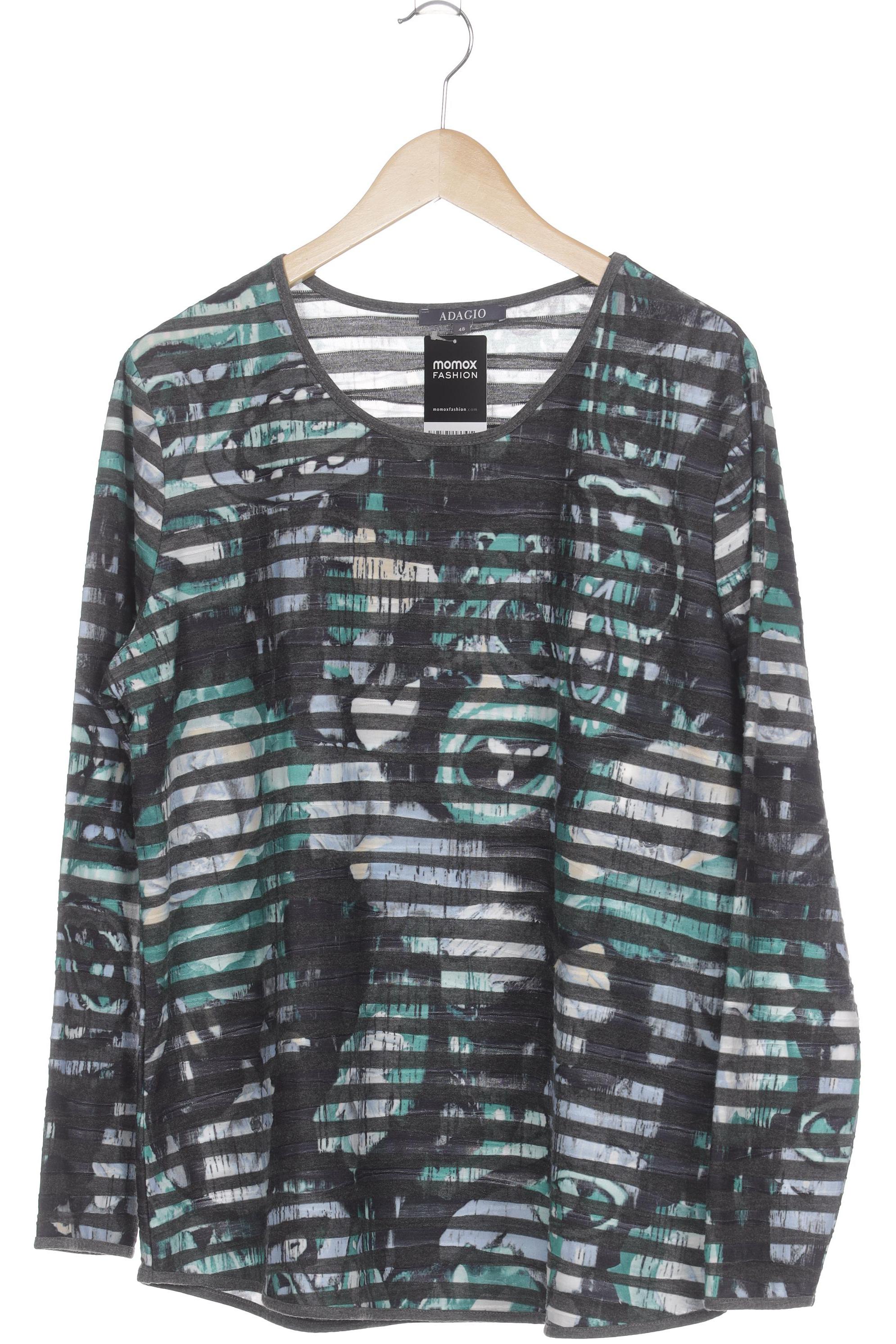 

Adagio Italia Damen Langarmshirt, schwarz, Gr. 48