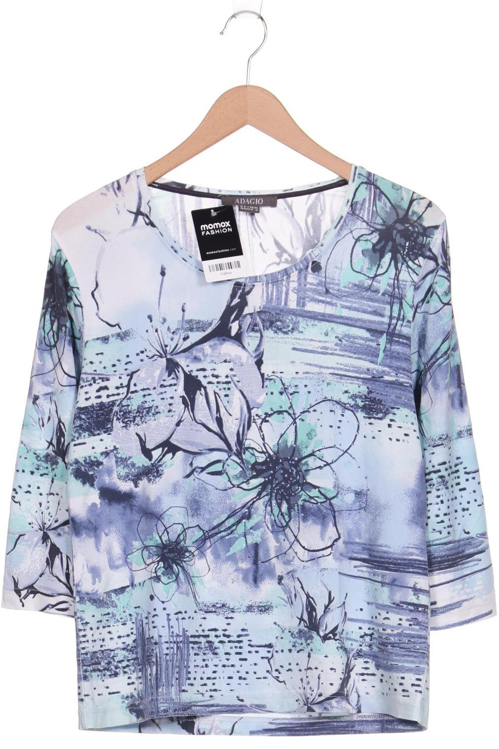 

ADAGIO Damen Langarmshirt, blau