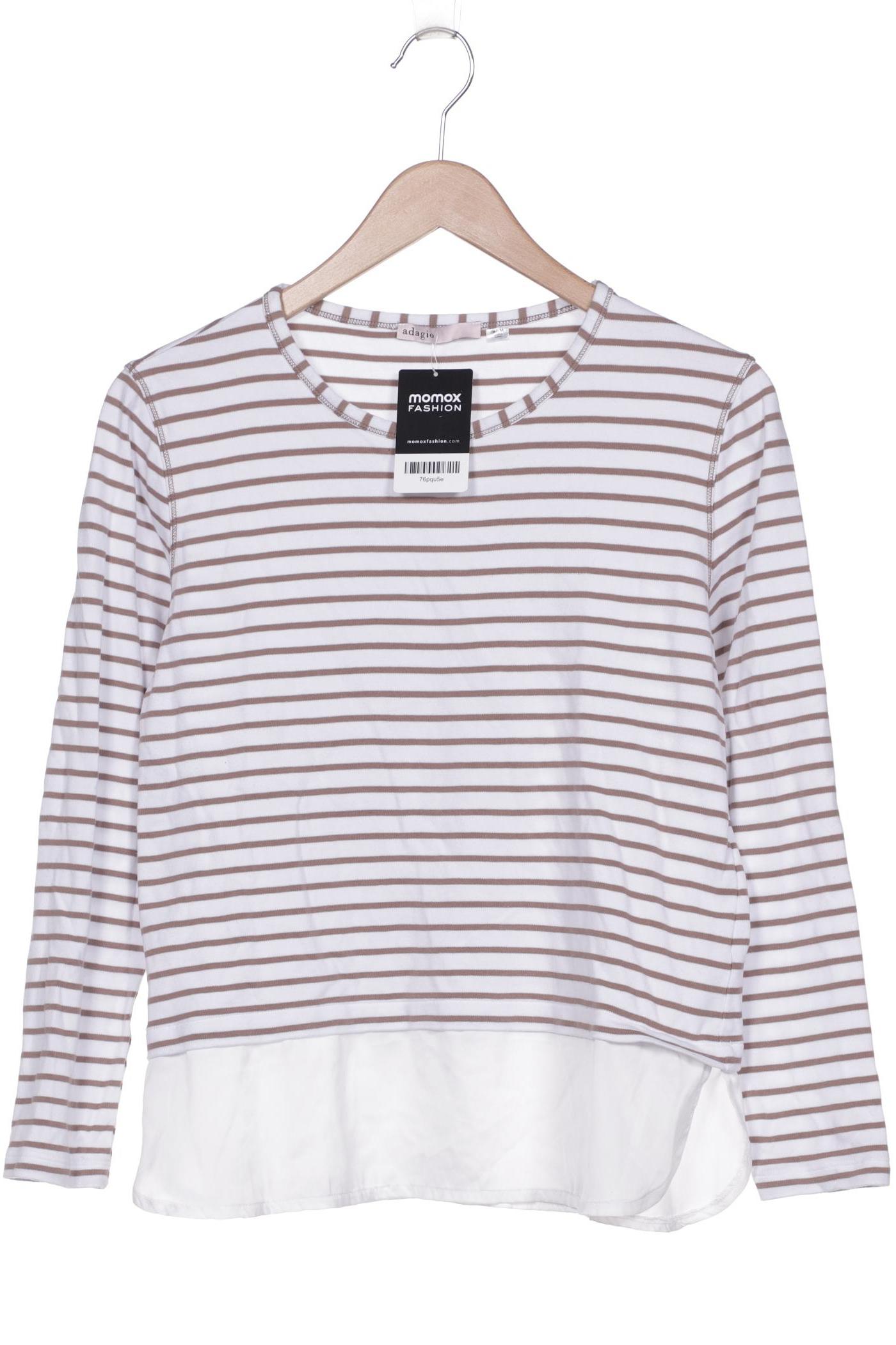 

ADAGIO Damen Langarmshirt, weiß