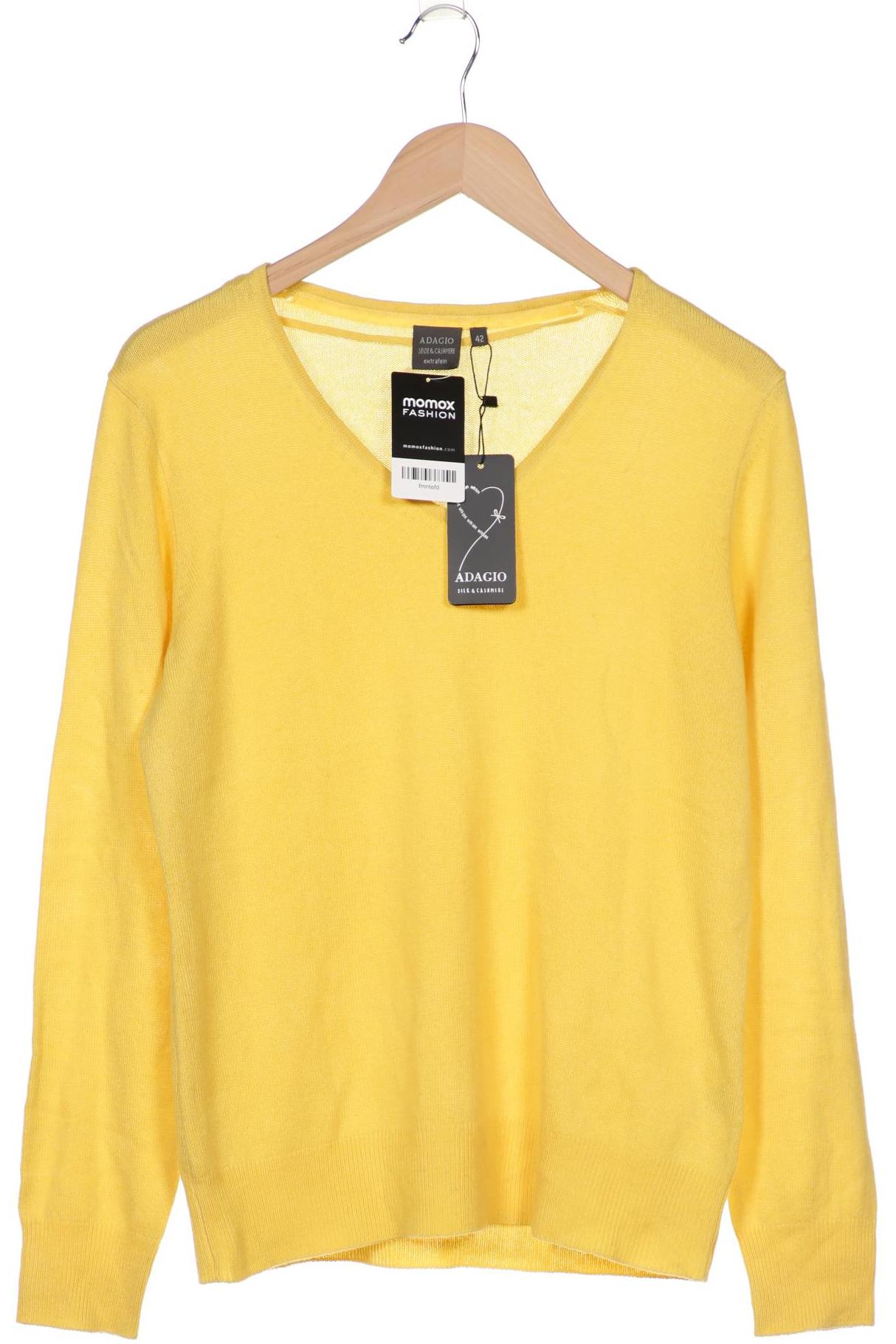 

Adagio Damen Pullover, gelb, Gr. 42