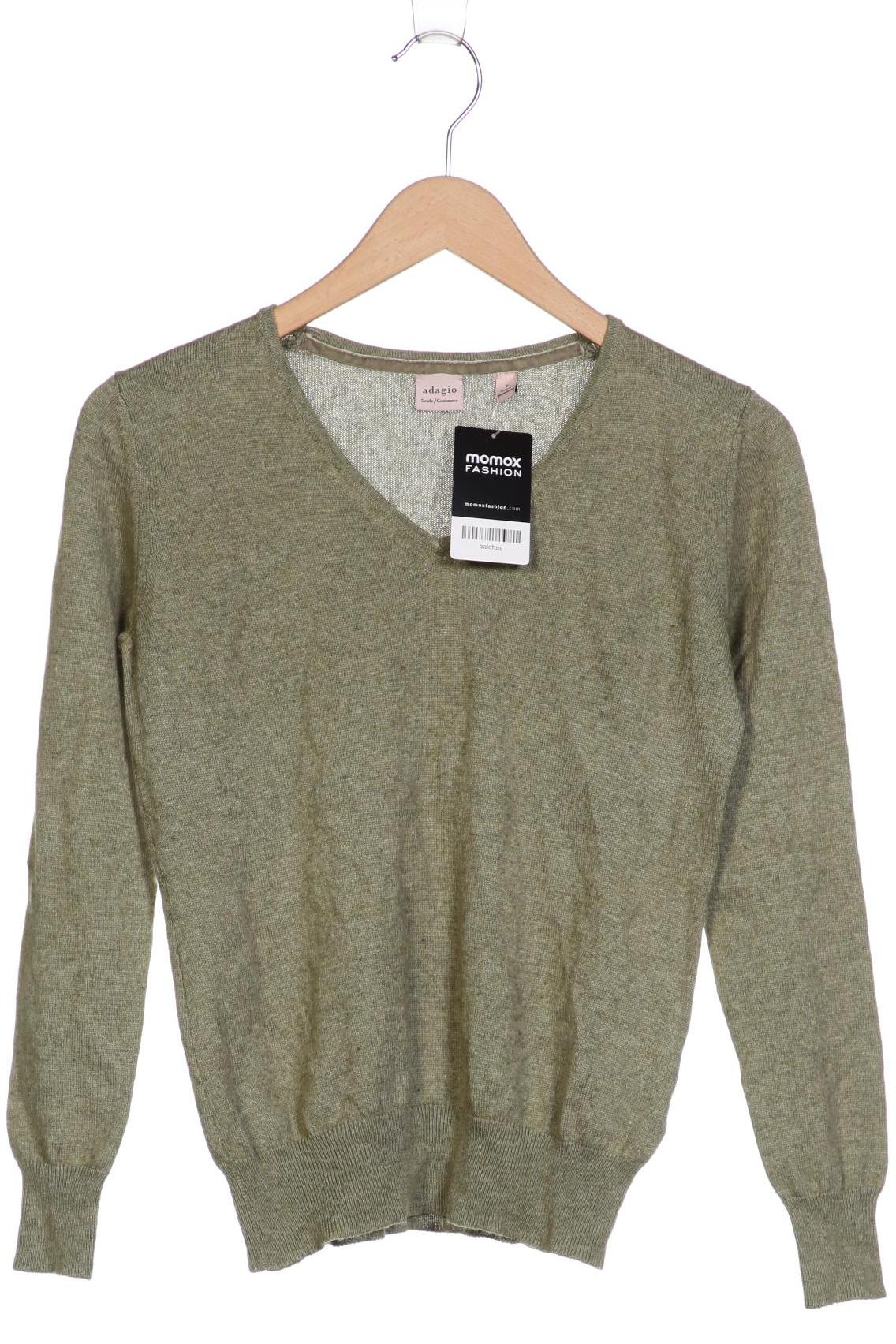 

Adagio Damen Pullover, grün, Gr. 36