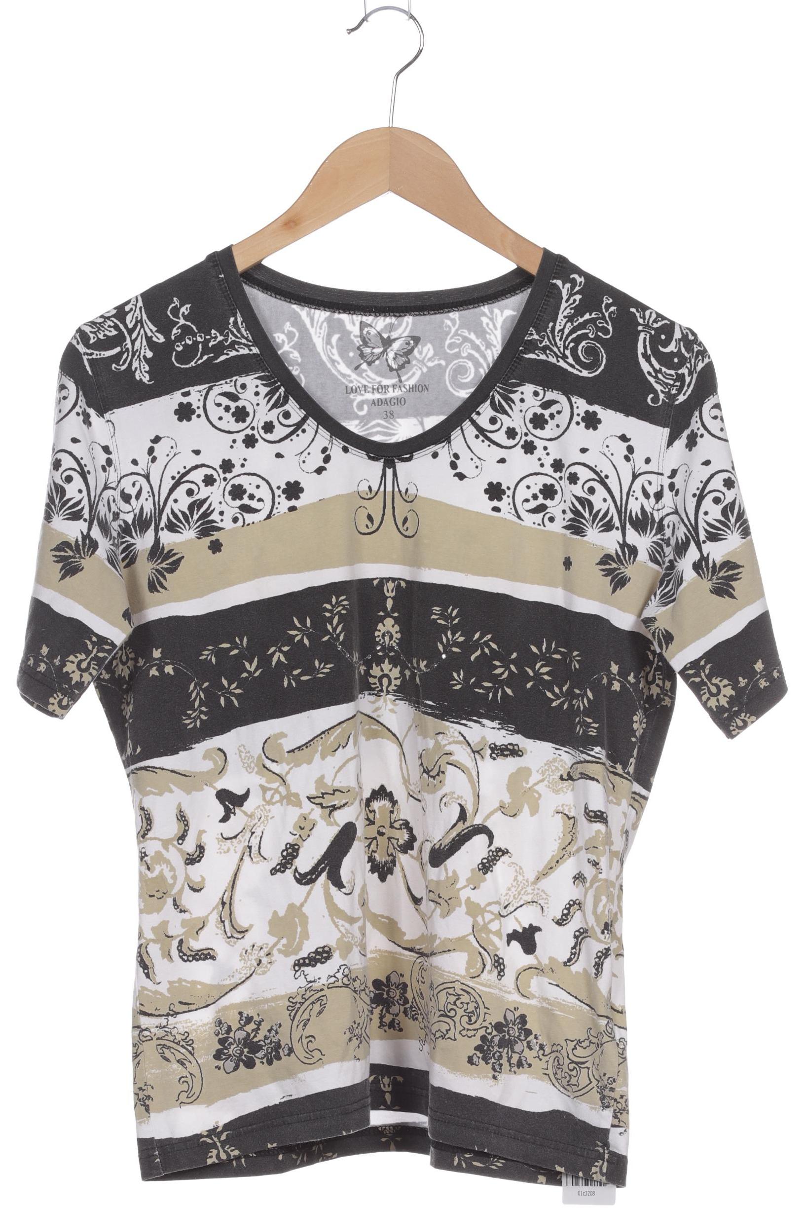 

Adagio Italia Damen T-Shirt, grau, Gr. 38