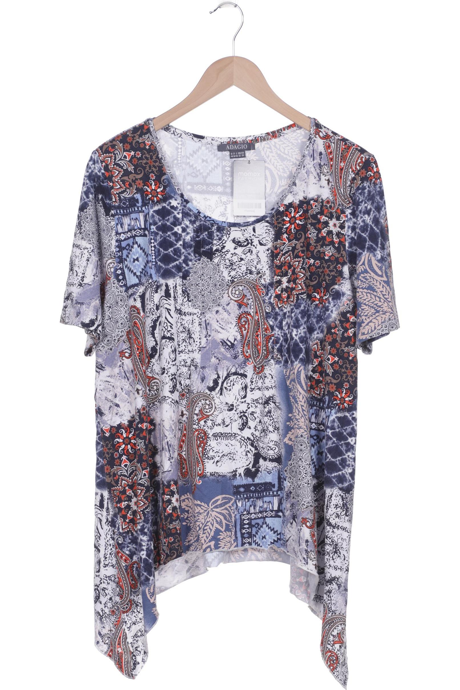

Adagio Damen T-Shirt, blau, Gr. 48