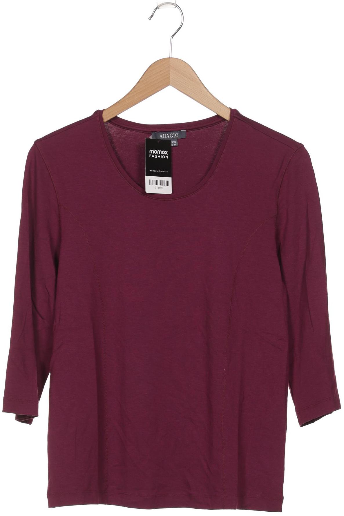 

Adagio Italia Damen Langarmshirt, bordeaux, Gr. 42