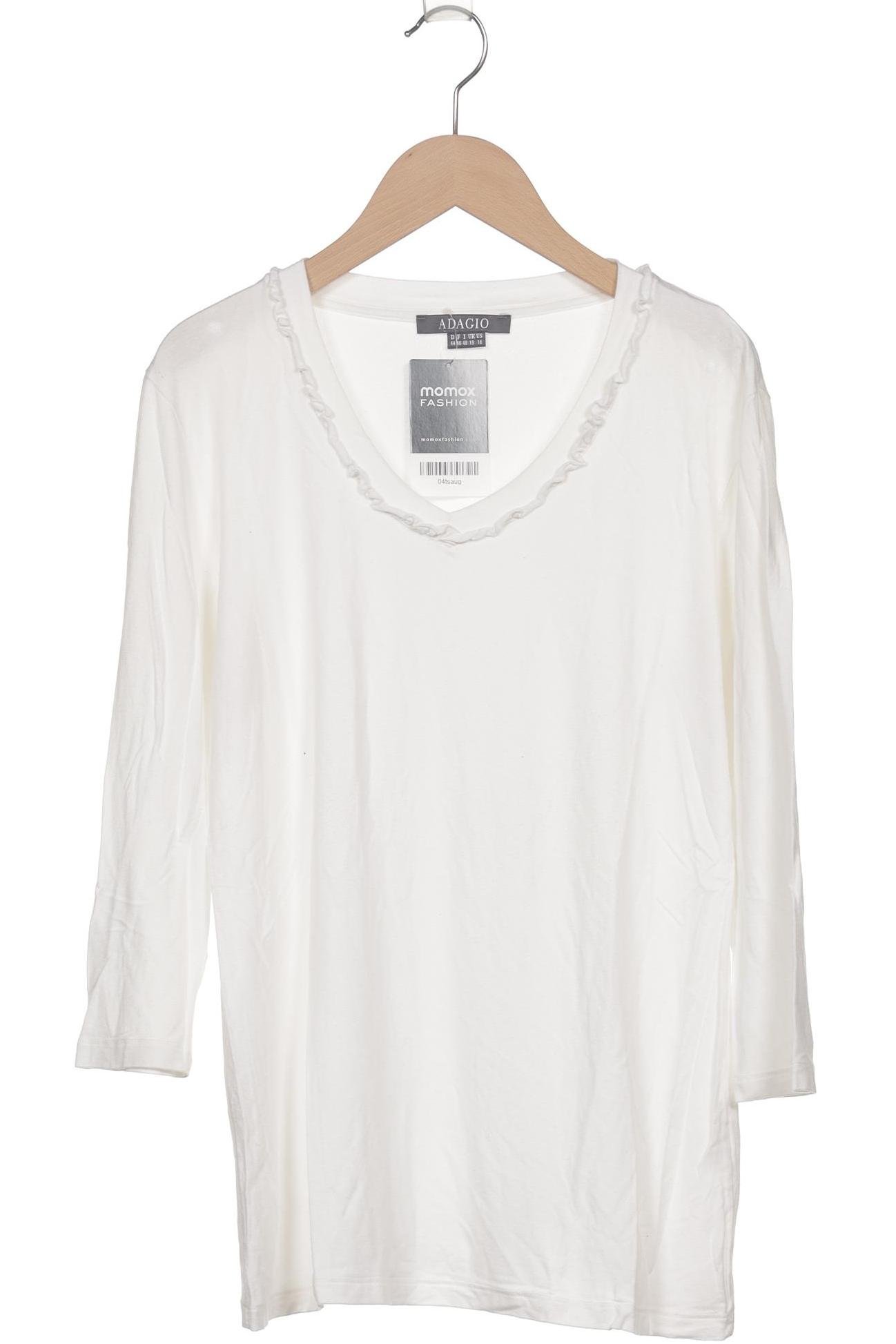 

Adagio Italia Damen Langarmshirt, cremeweiß, Gr. 44