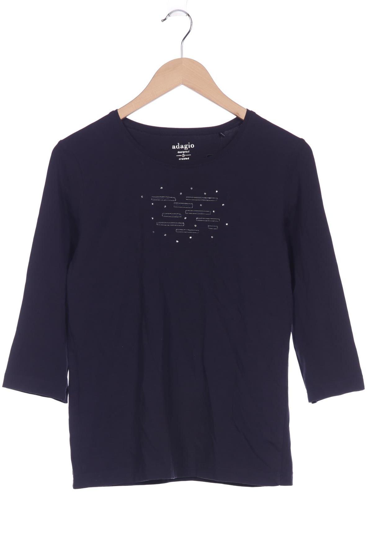 

Adagio Italia Damen Langarmshirt, marineblau, Gr. 40