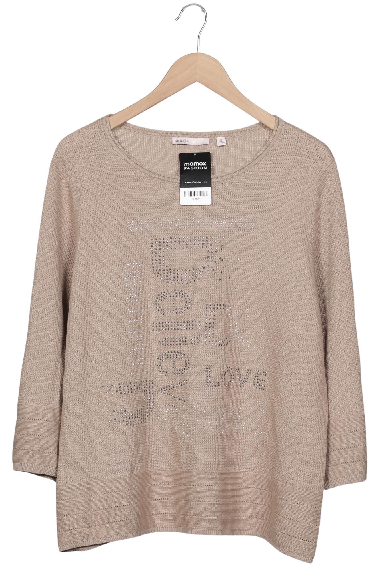

Adagio Italia Damen Pullover, beige, Gr. 48