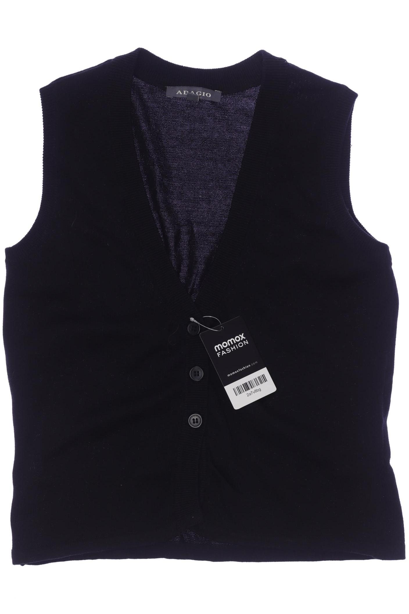 

Adagio Italia Damen Weste, schwarz, Gr. 38