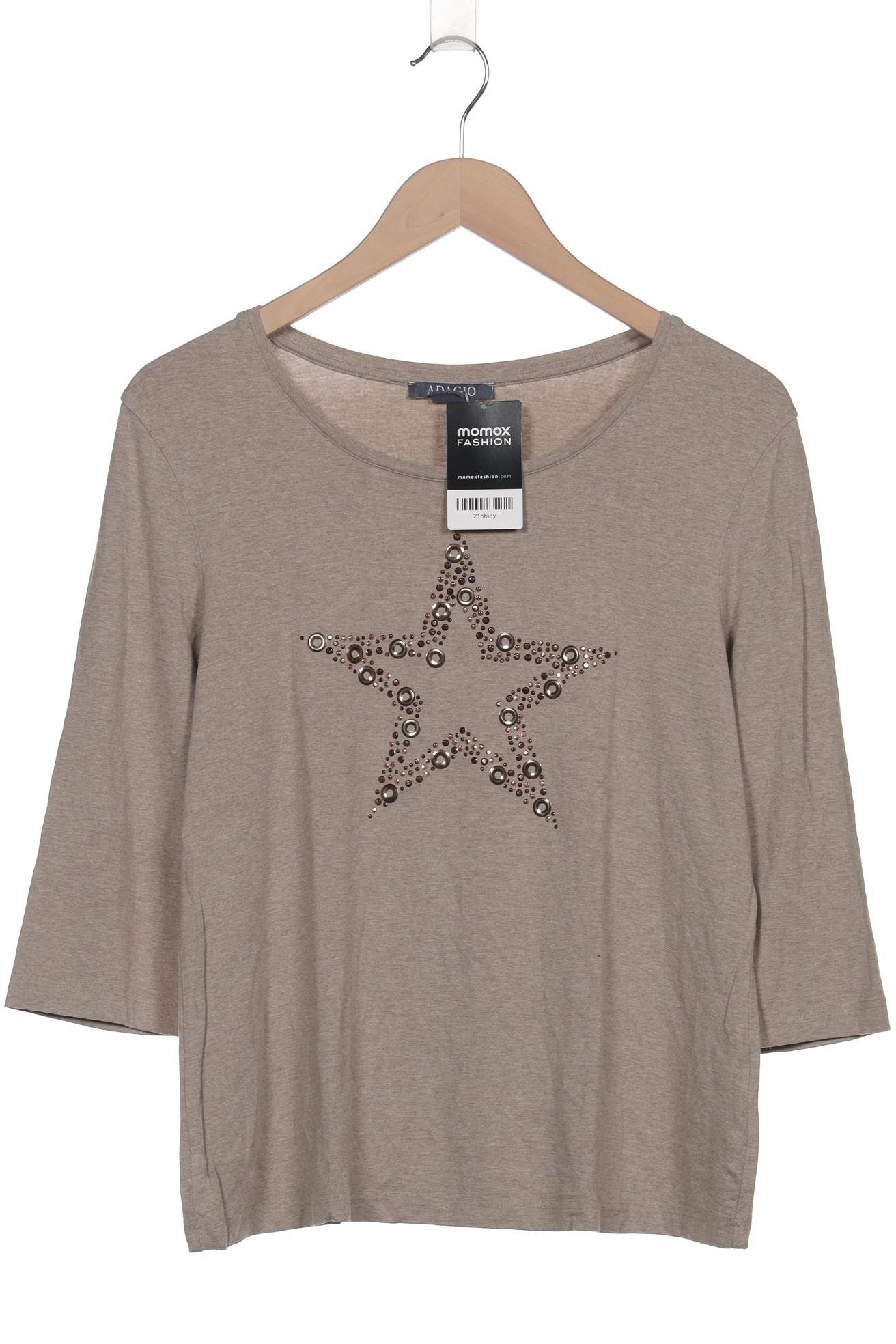 

Adagio Italia Damen Langarmshirt, beige, Gr. 44
