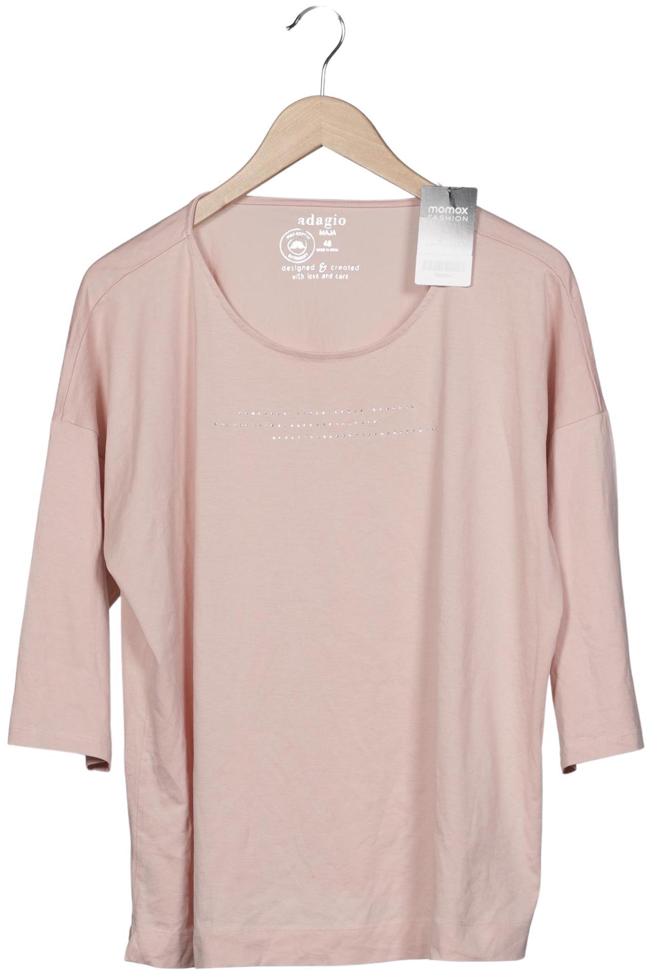 

Adagio Italia Damen Langarmshirt, pink, Gr. 48