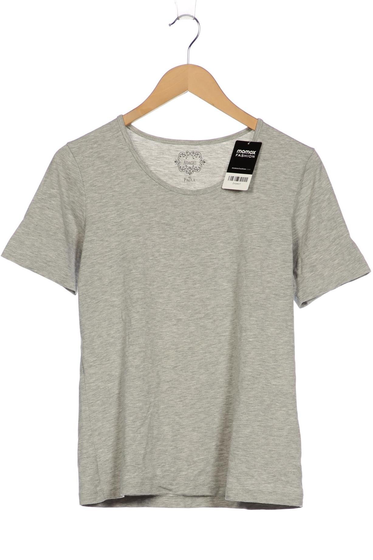 

Adagio Italia Damen T-Shirt, grau, Gr. 40