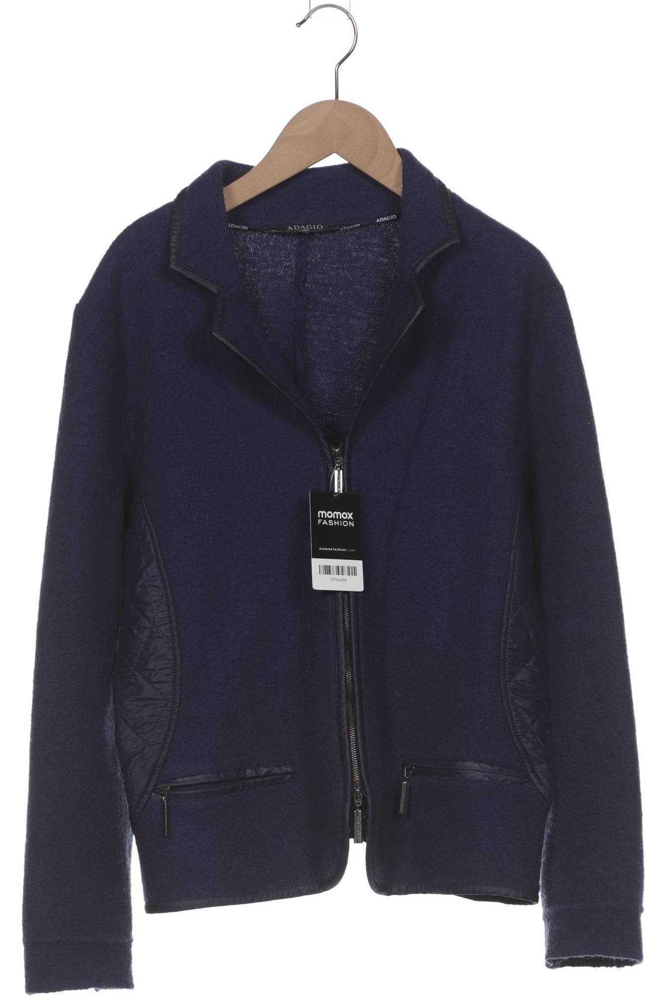 

Adagio Italia Damen Strickjacke, marineblau, Gr. 46