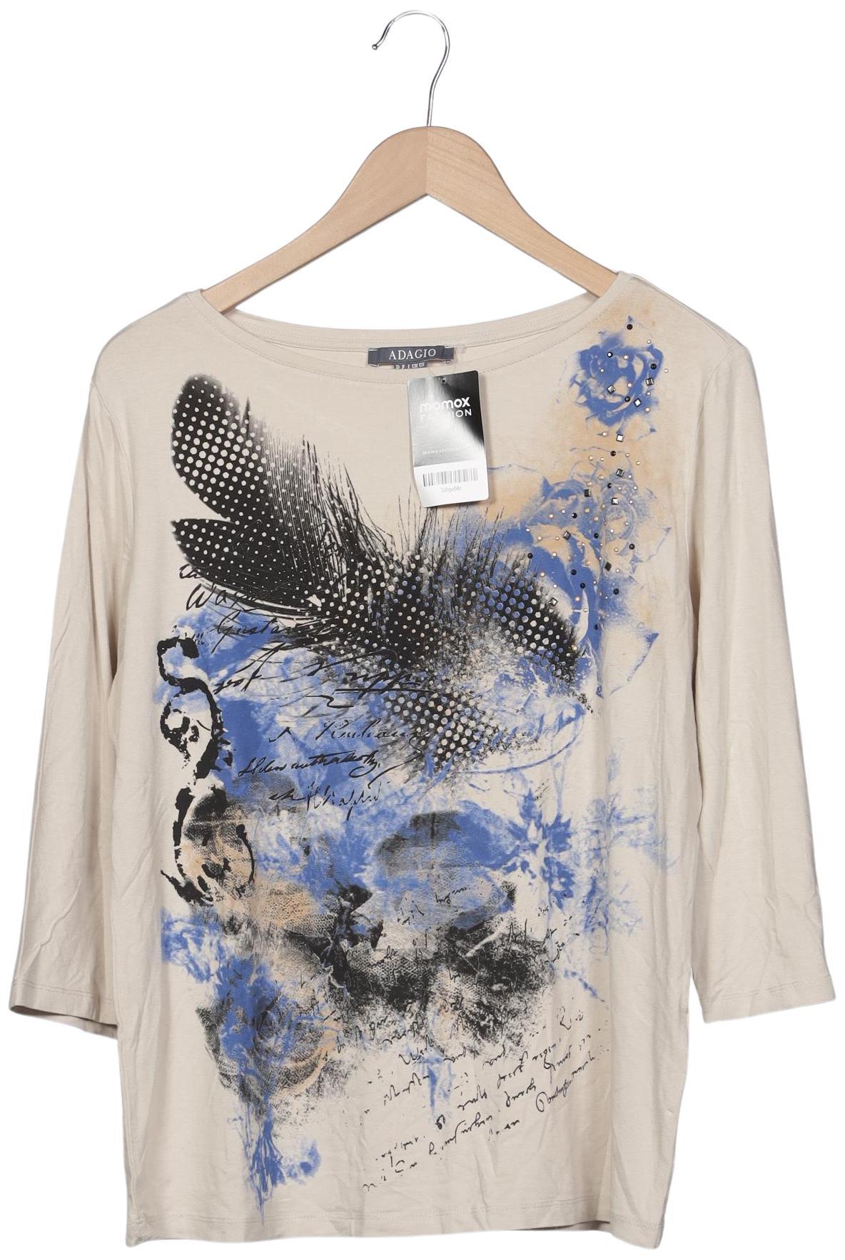 

Adagio Italia Damen Langarmshirt, beige, Gr. 44