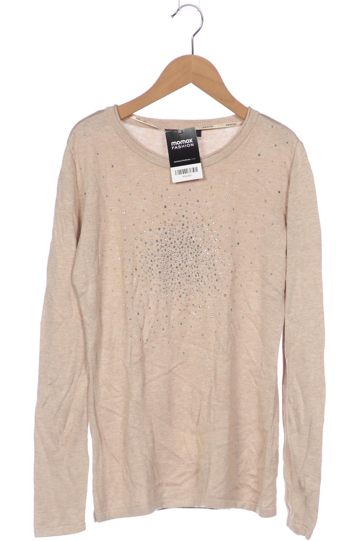 

Adagio Italia Damen Pullover, beige, Gr. 38