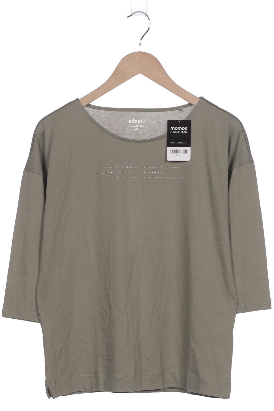 

Adagio Italia Damen Langarmshirt, grün, Gr. 40