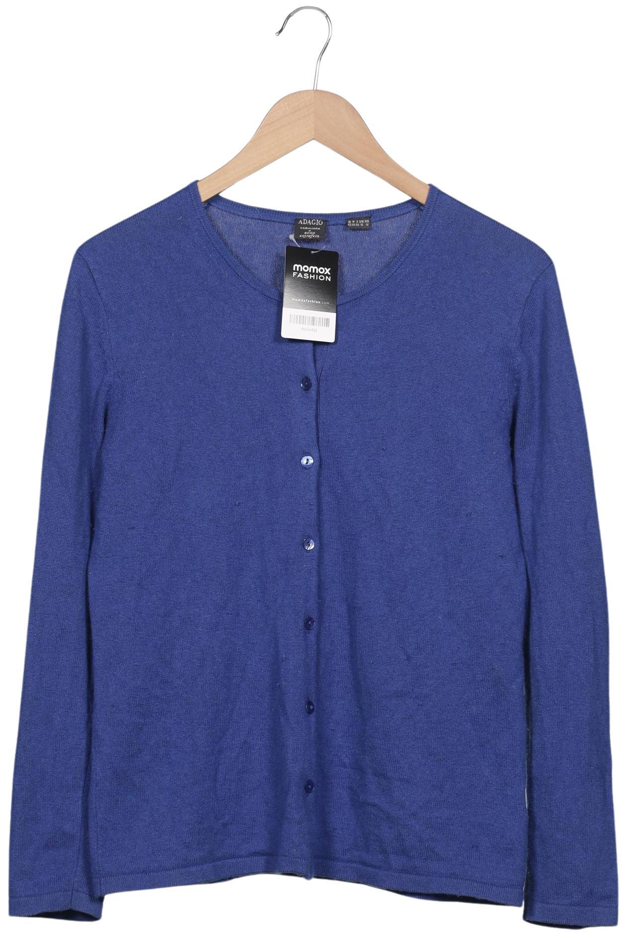 

Adagio Italia Damen Strickjacke, blau, Gr. 58