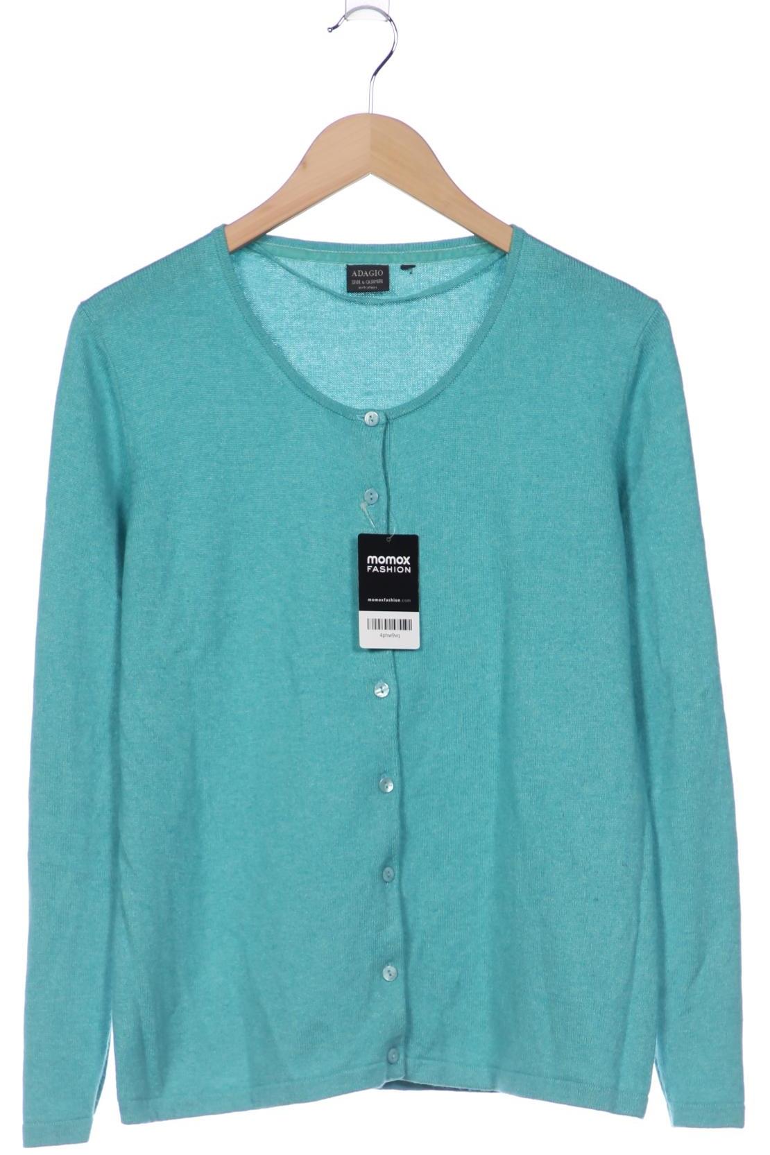 

Adagio Italia Damen Strickjacke, blau, Gr. 42