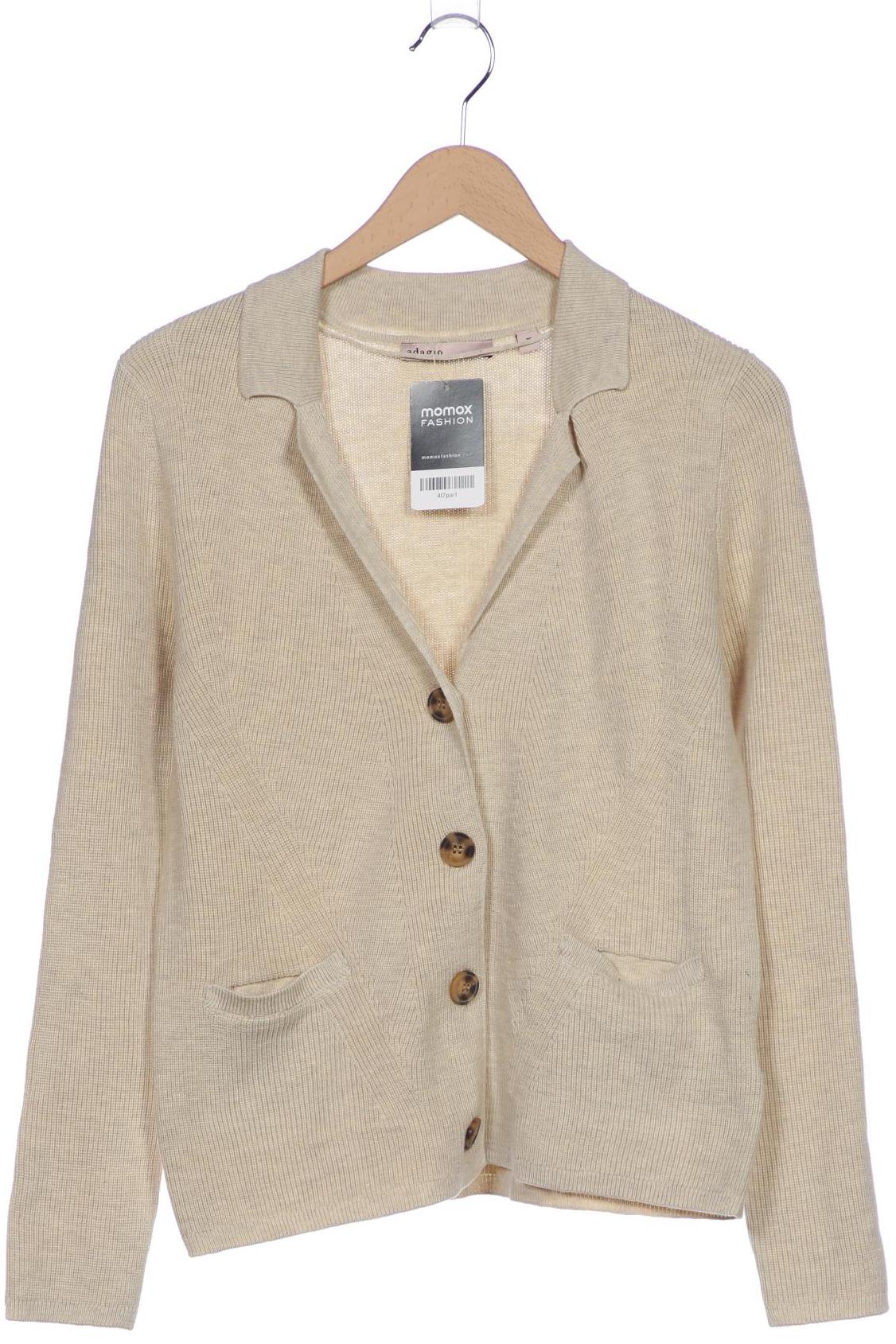 

Adagio Italia Damen Strickjacke, cremeweiß, Gr. 38