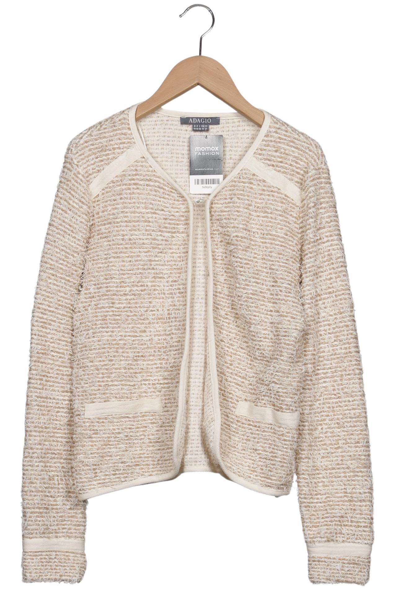 

Adagio Italia Damen Strickjacke, beige, Gr. 44