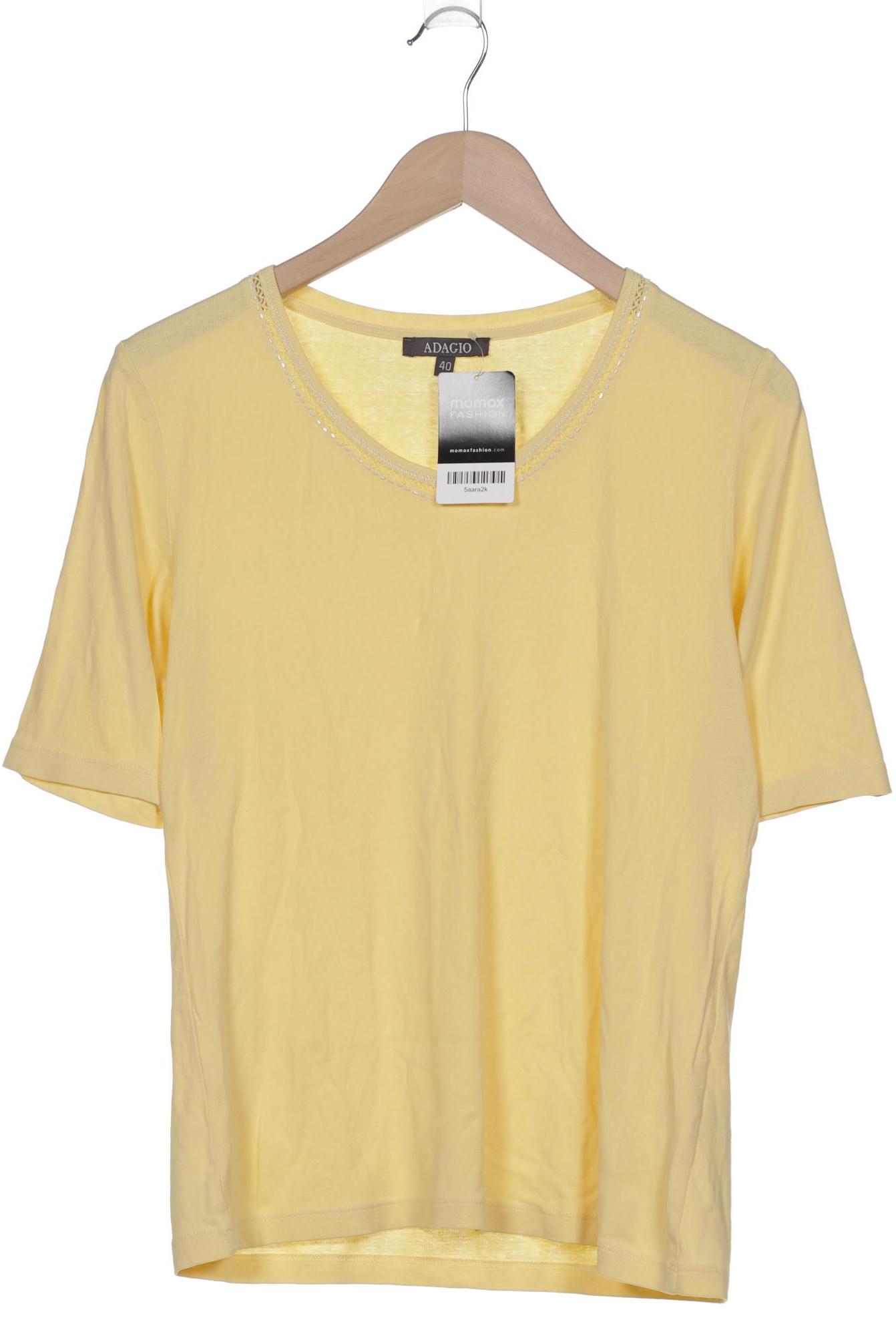 

Adagio Italia Damen T-Shirt, gelb, Gr. 40