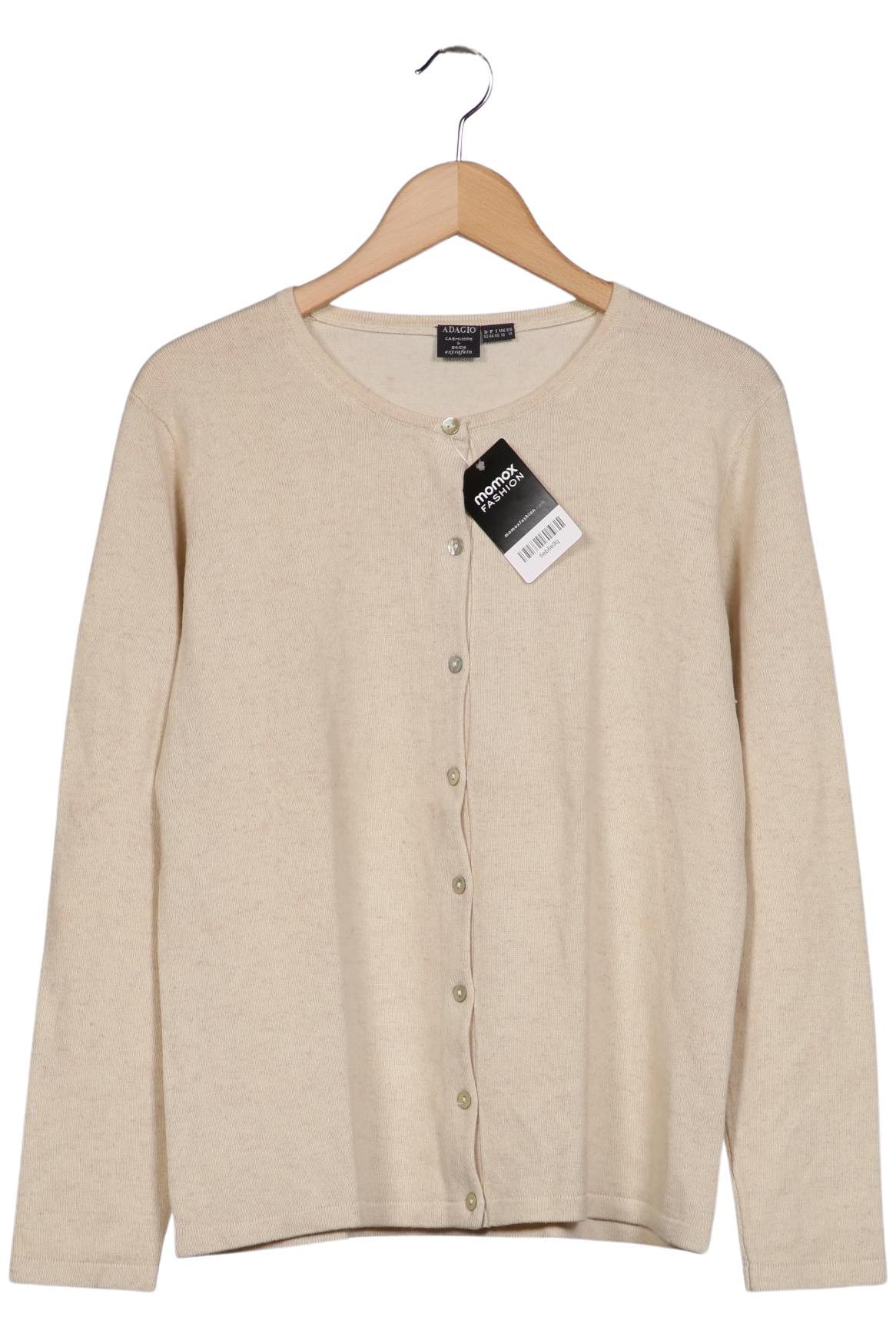 

Adagio Italia Damen Strickjacke, beige, Gr. 42