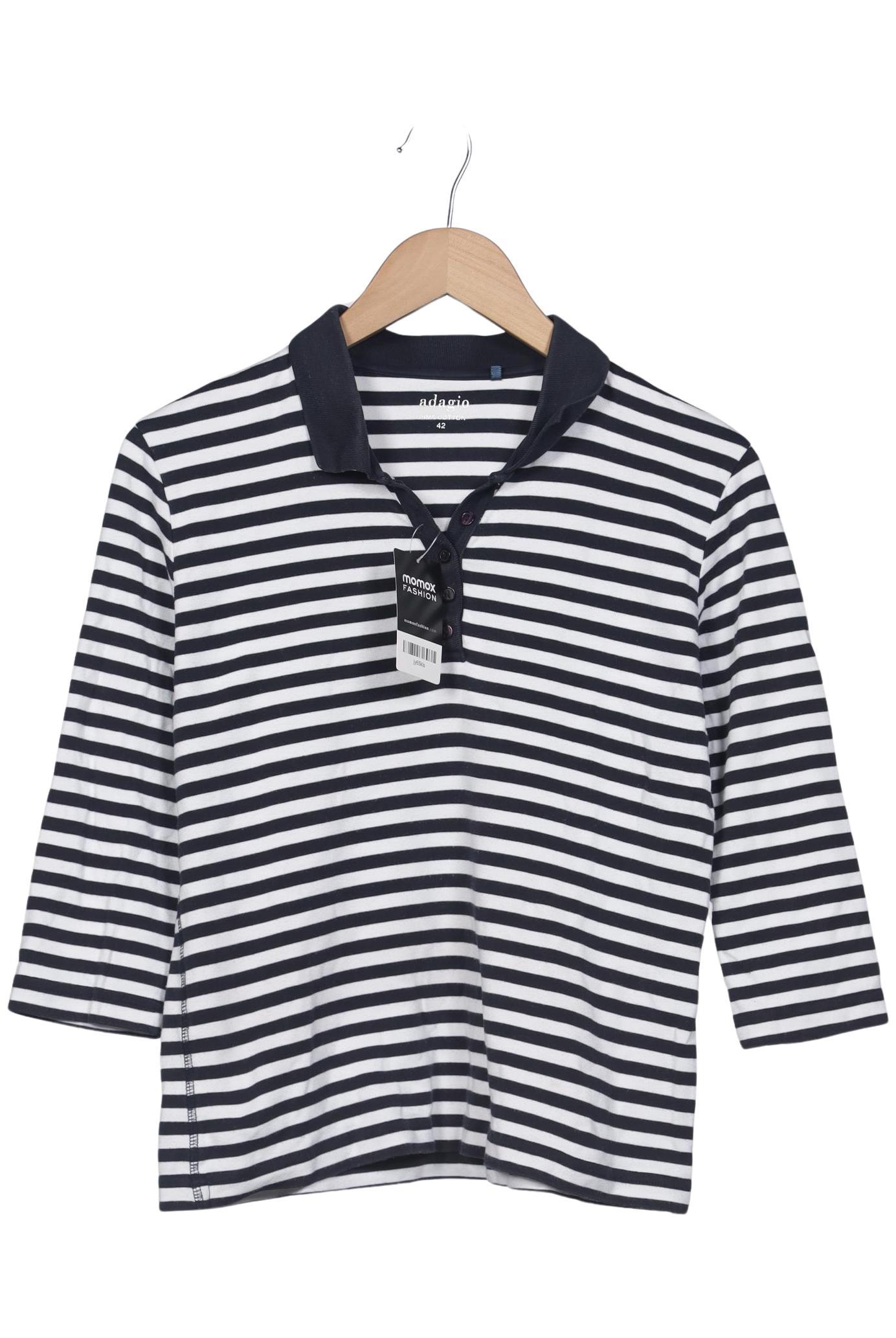 

Adagio Italia Damen Langarmshirt, marineblau, Gr. 42