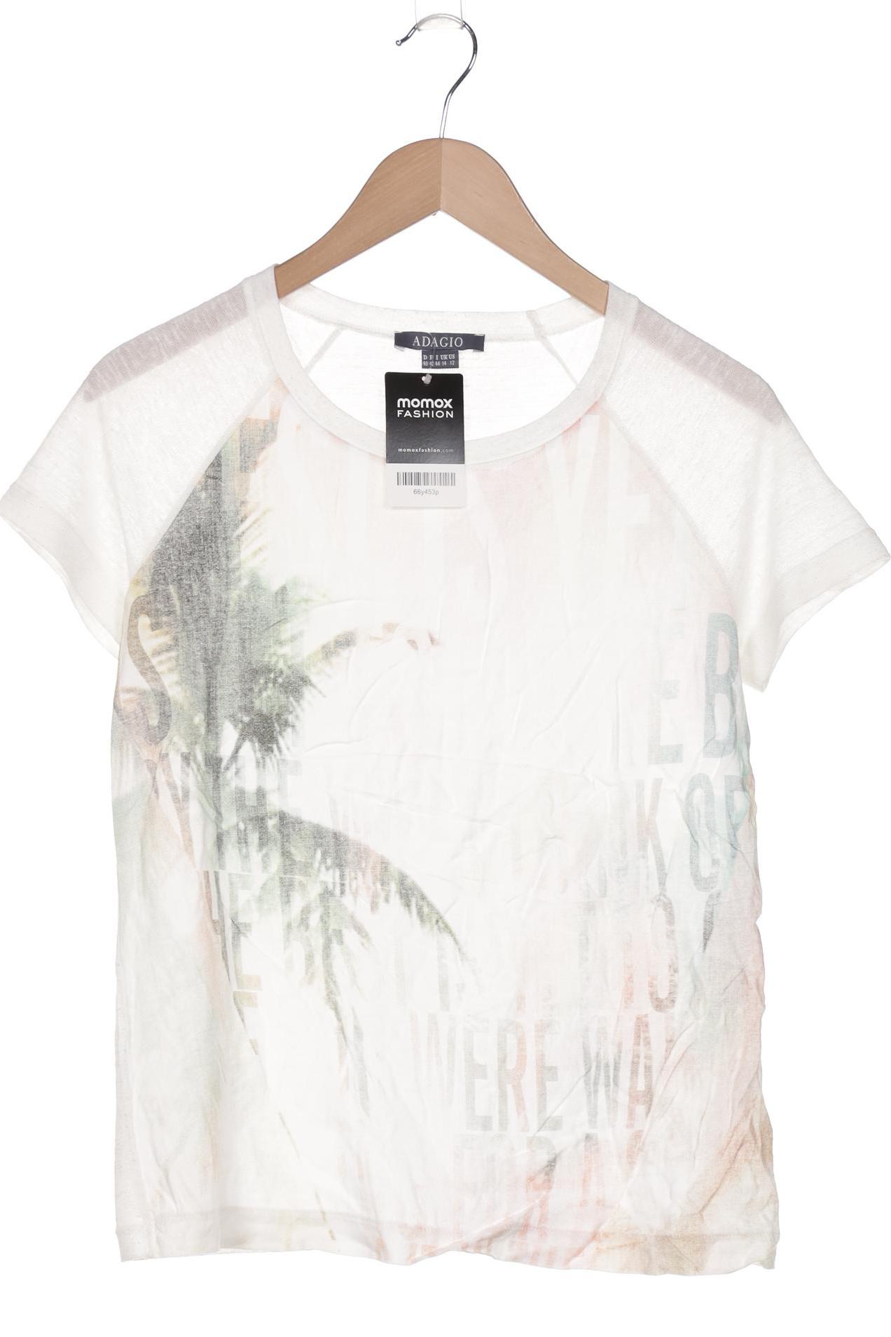 

Adagio Italia Damen T-Shirt, weiß, Gr. 40