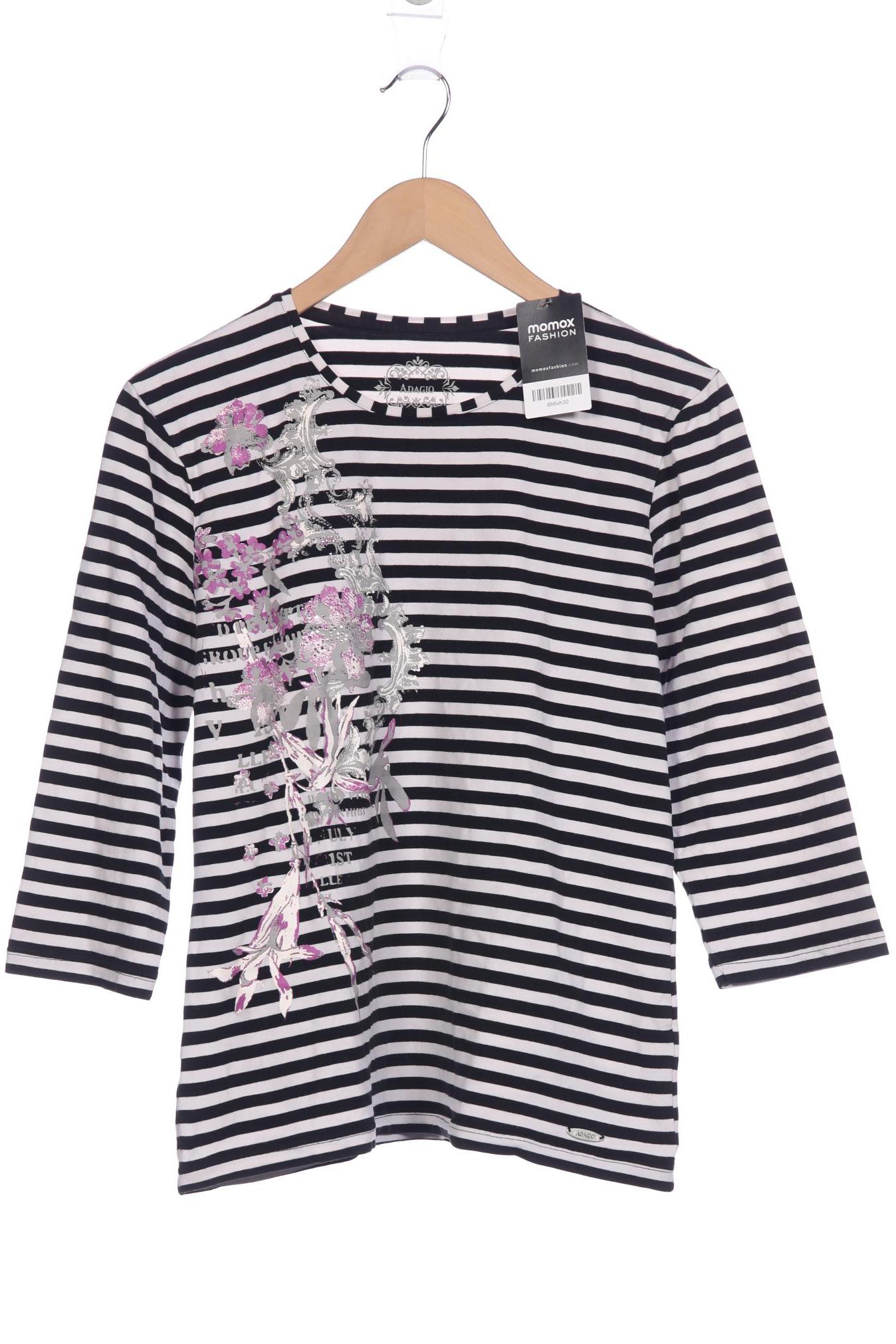 

Adagio Italia Damen Langarmshirt, schwarz, Gr. 44