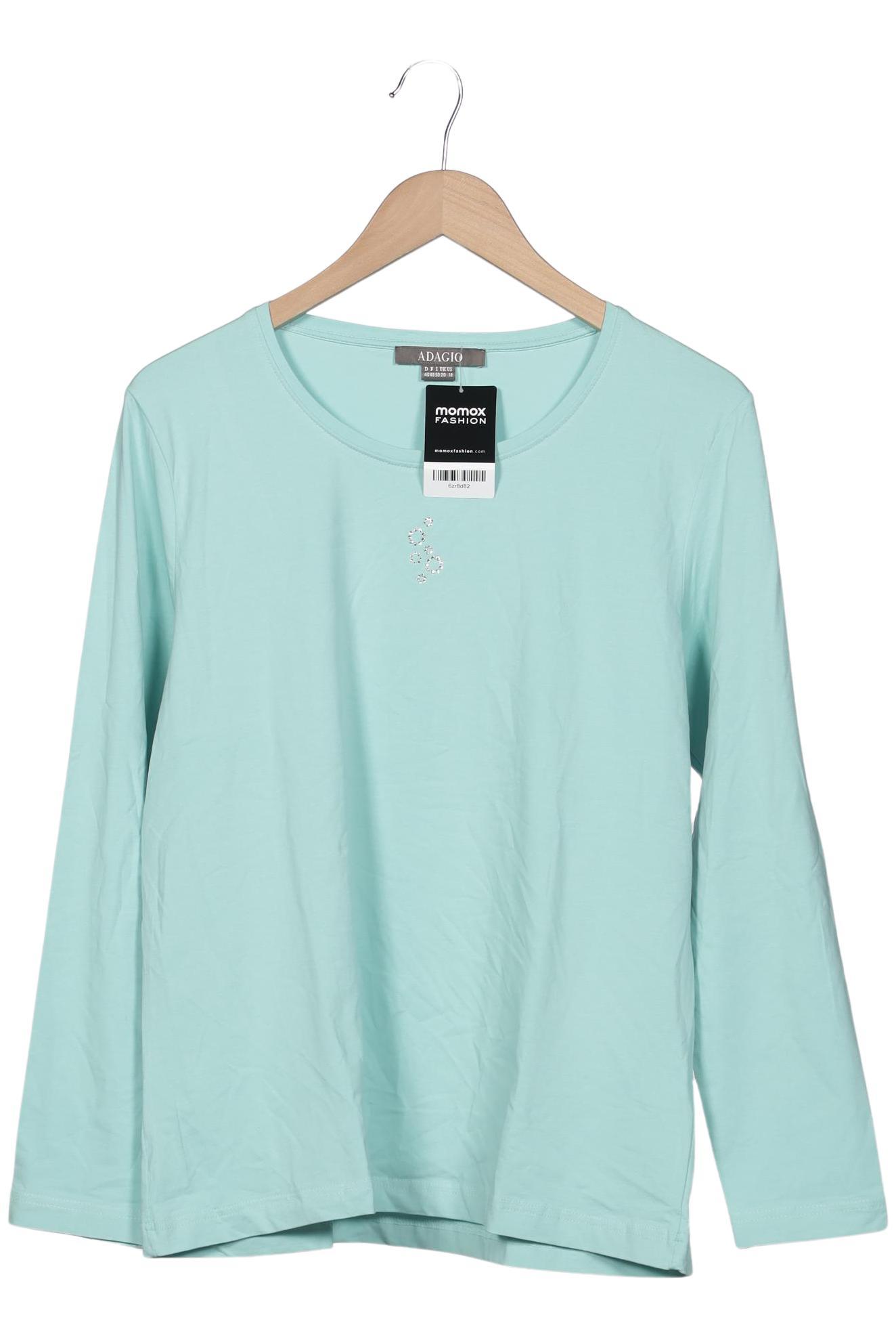 

Adagio Italia Damen Langarmshirt, hellblau, Gr. 46