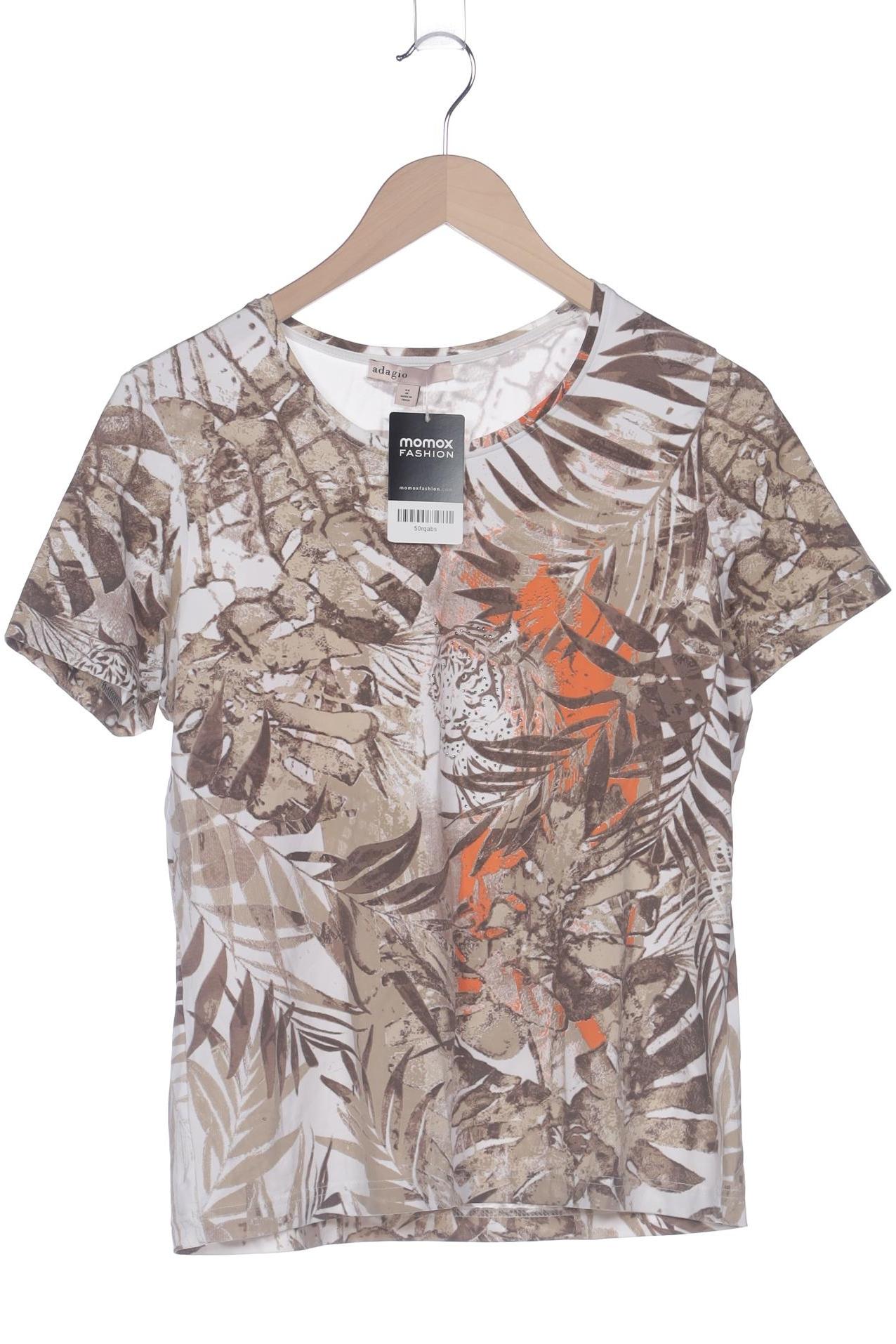 

Adagio Italia Damen T-Shirt, beige, Gr. 40