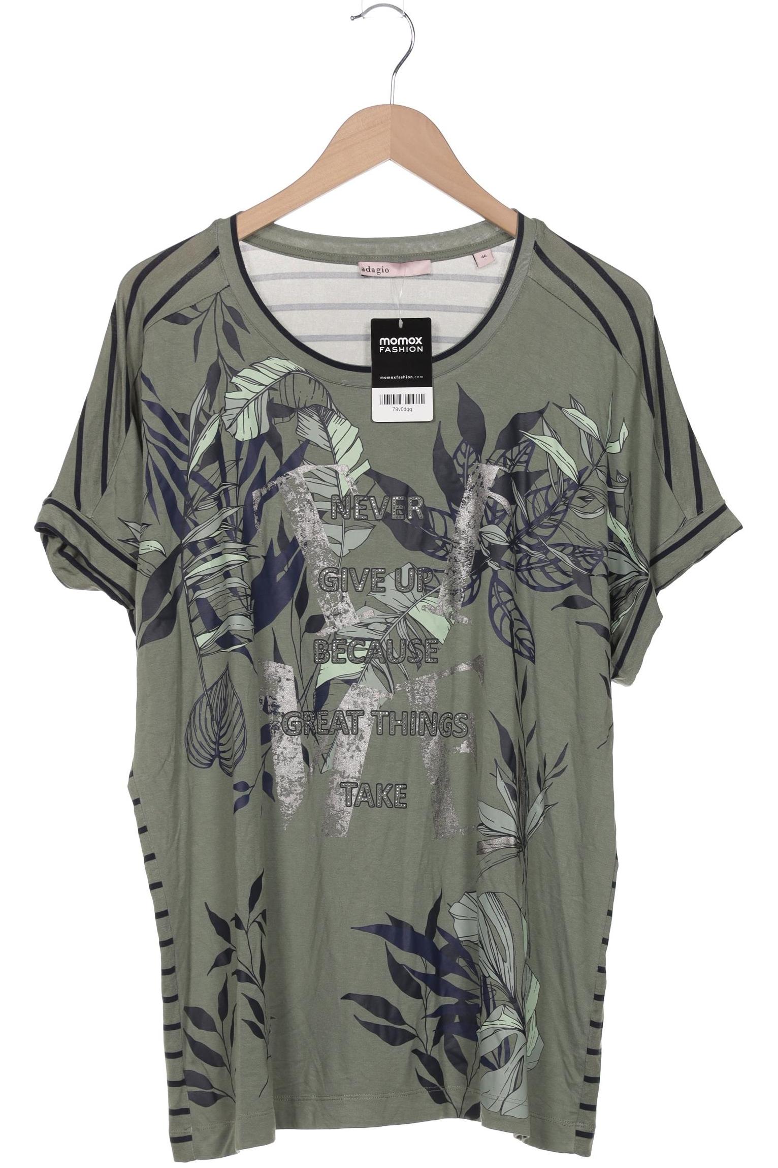 

Adagio Italia Damen T-Shirt, grün, Gr. 46