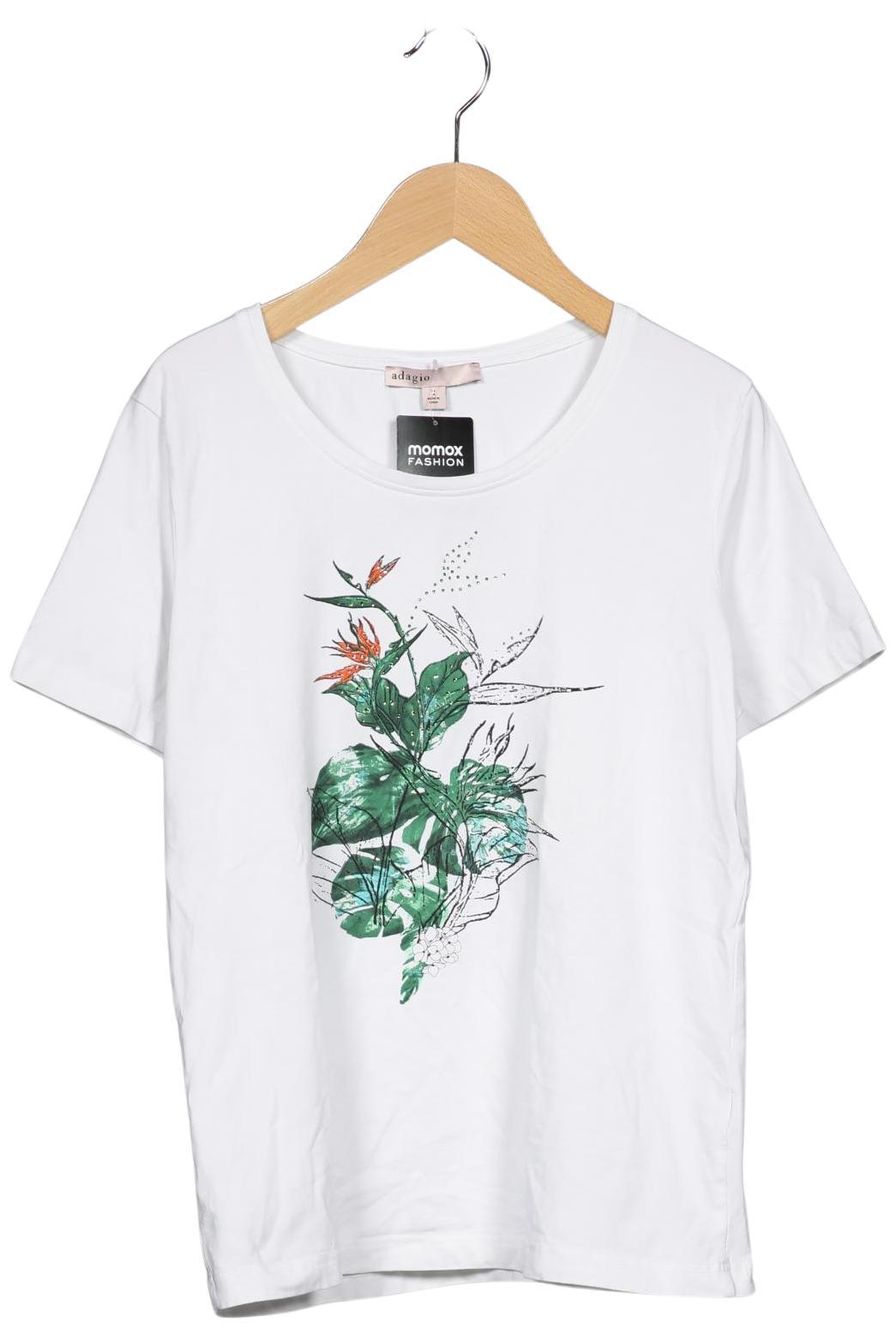 

Adagio Italia Damen T-Shirt, weiß, Gr. 38