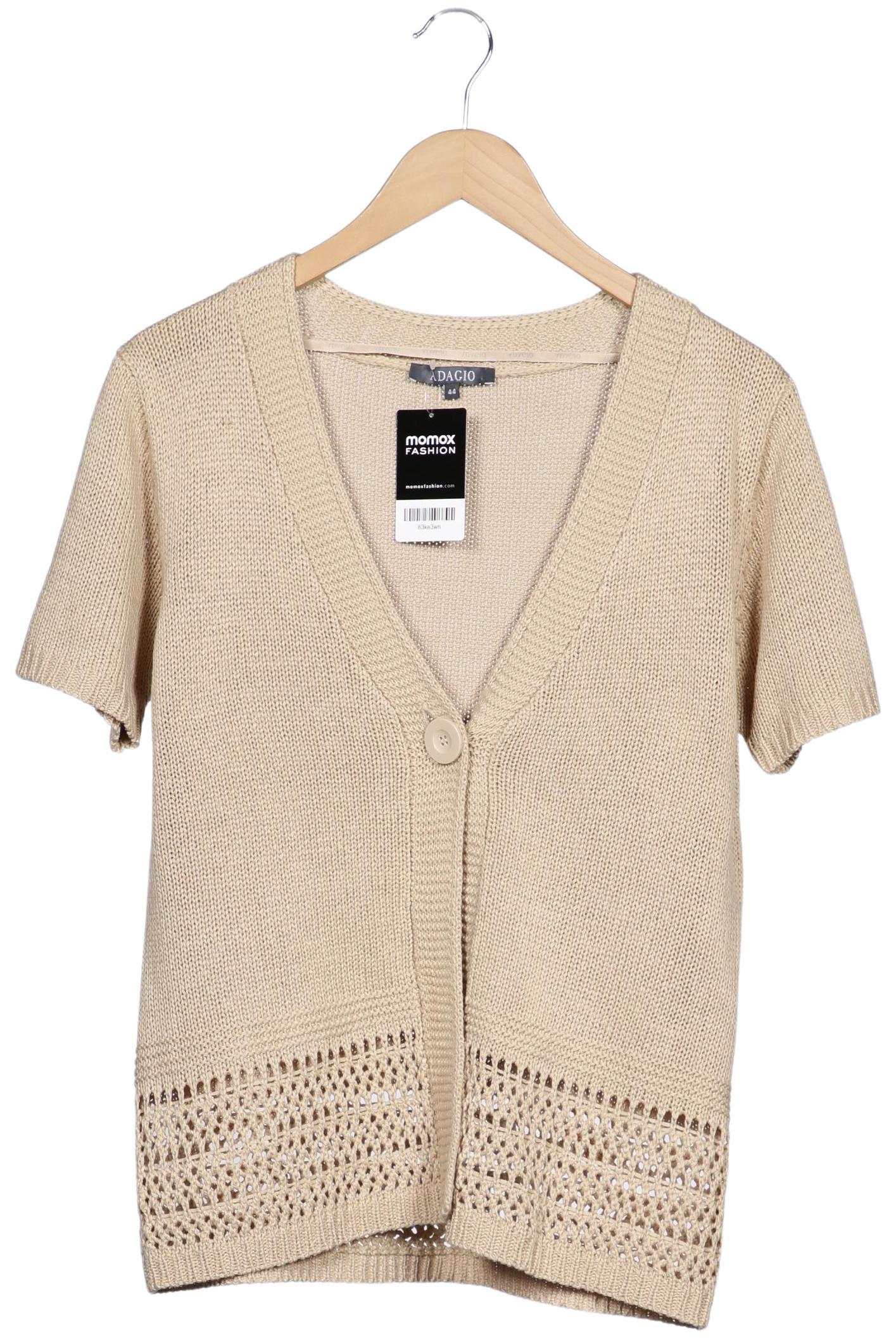 

Adagio Italia Damen Strickjacke, beige, Gr. 44
