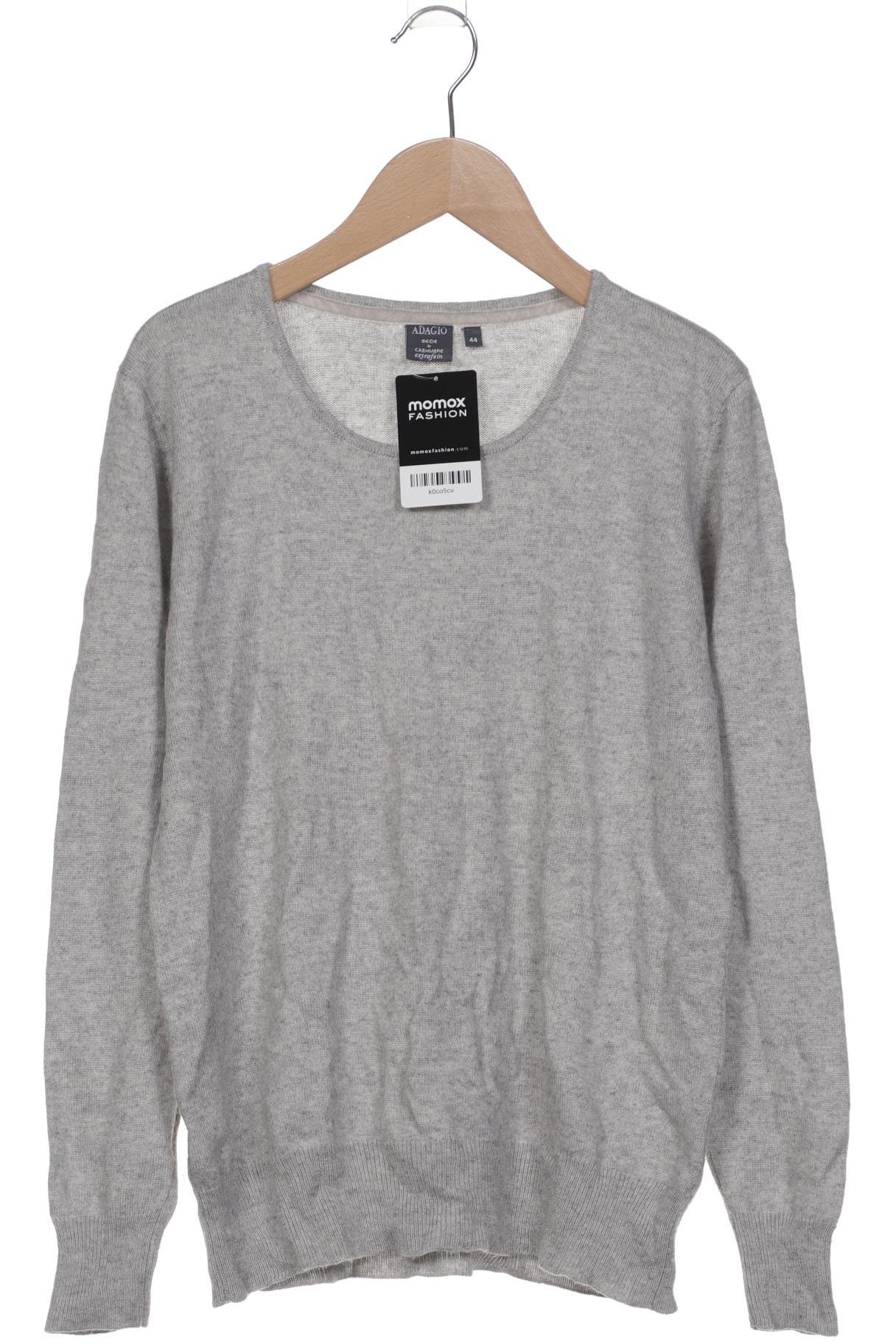 

Adagio Italia Damen Pullover, grau, Gr. 44